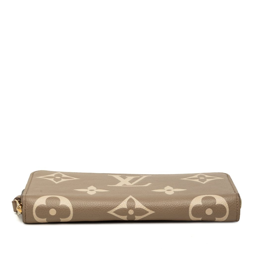 Louis Vuitton Bicolor Monogram Empreinte Giant Zippy Wallet