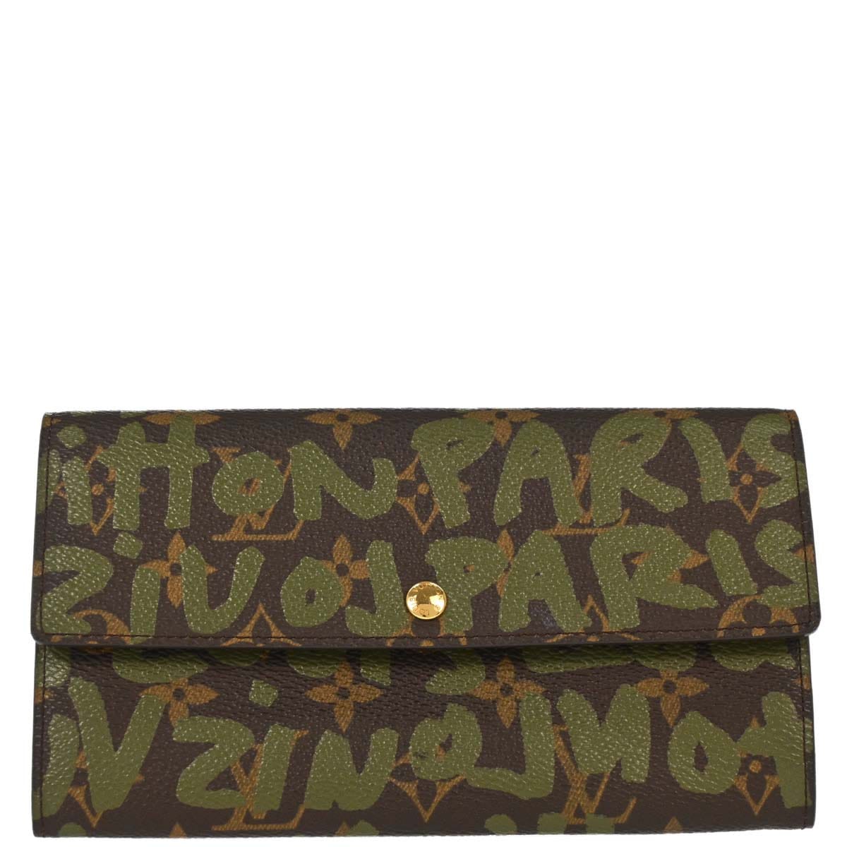 Louis Vuitton 2001 Monogram Graffiti Portefeuille Sarah Wallet M92188
