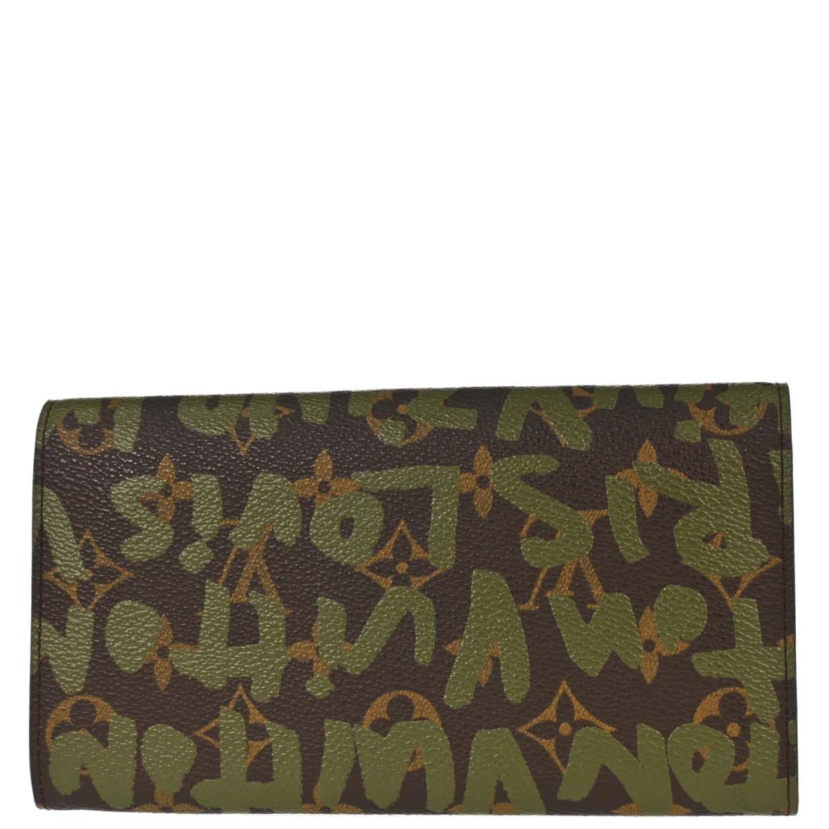 Louis Vuitton 2001 Monogram Graffiti Portefeuille Sarah Wallet M92188
