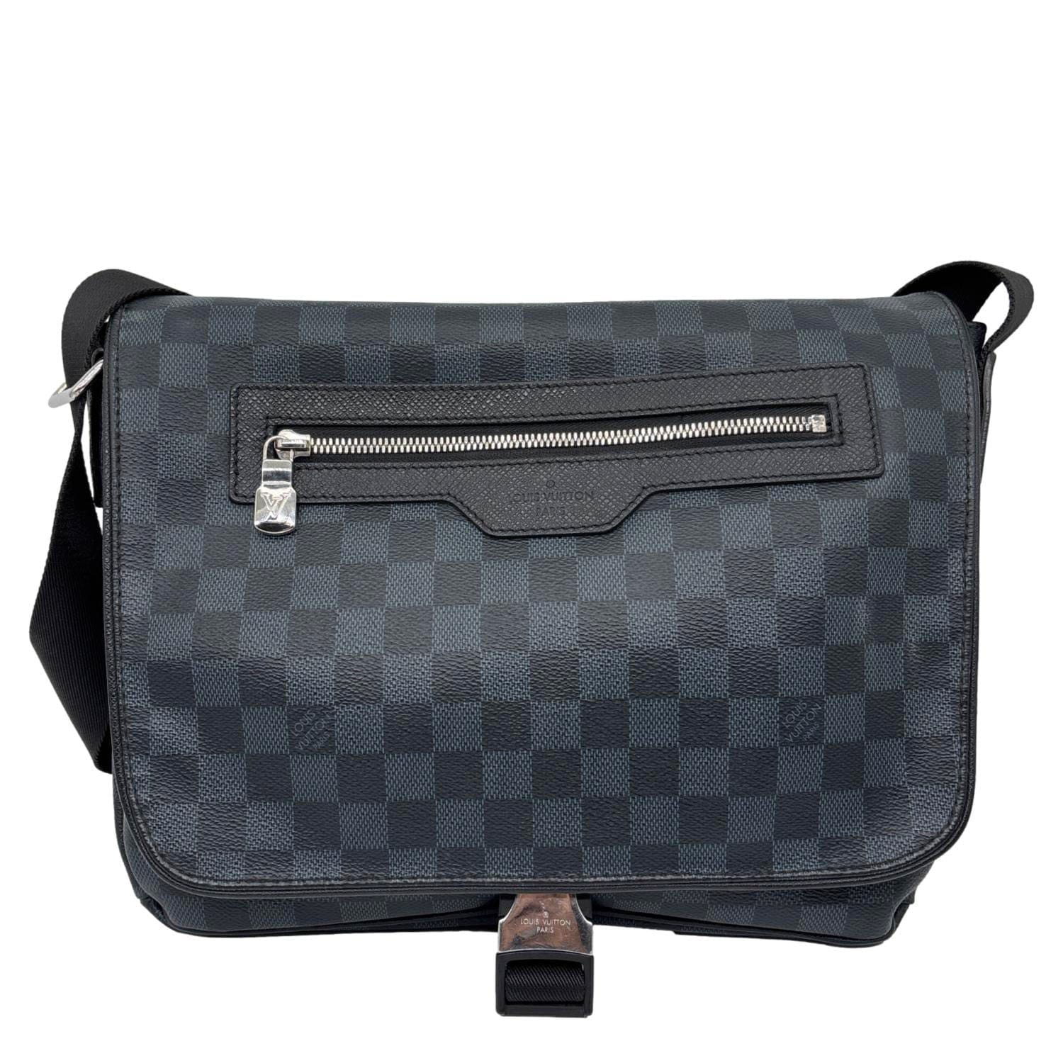 LOUIS VUITTON Matchpoint Damier Cobalt Messenger Bag Blue