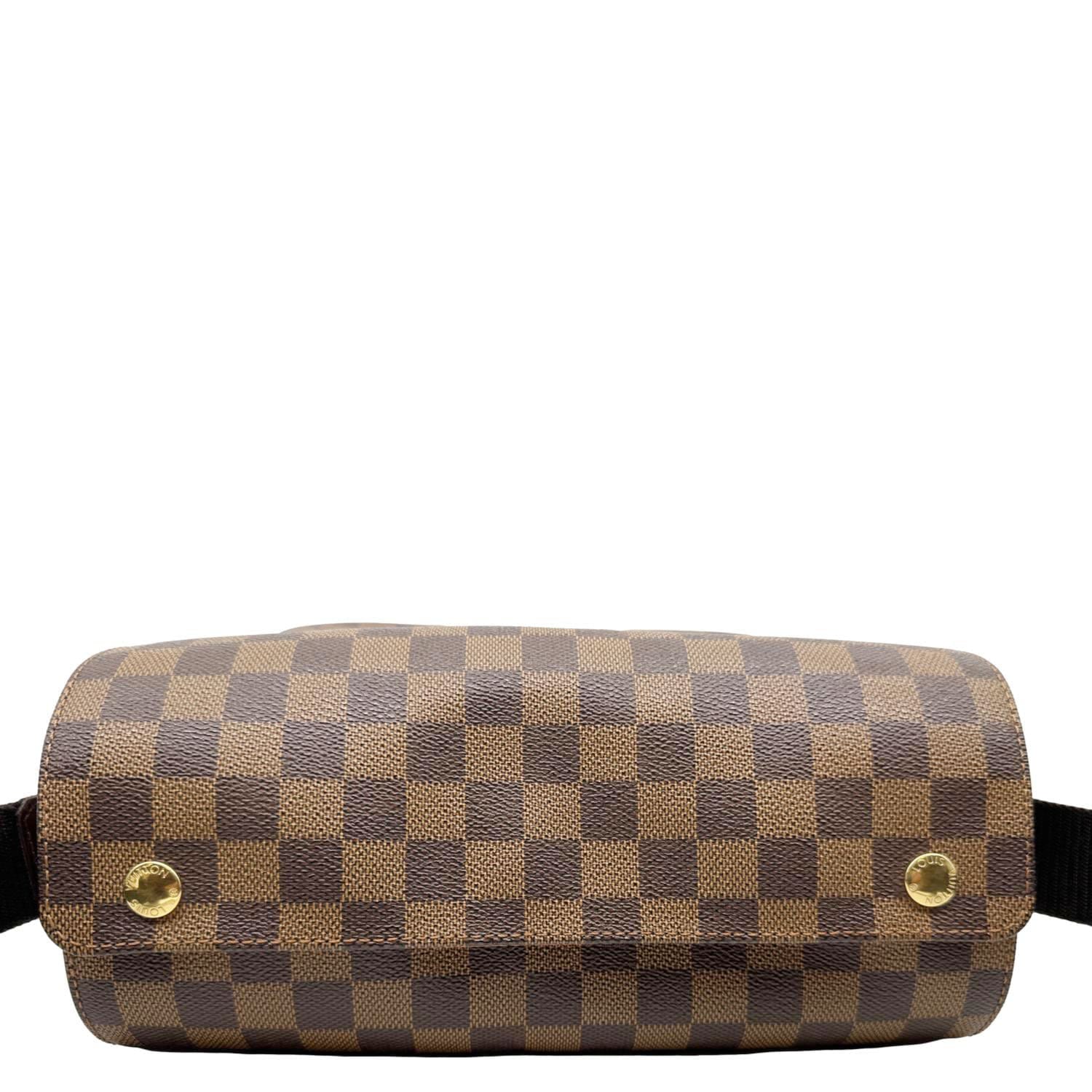 LOUIS VUITTON Naviglio Damier Ebene Messenger Bag Brown
