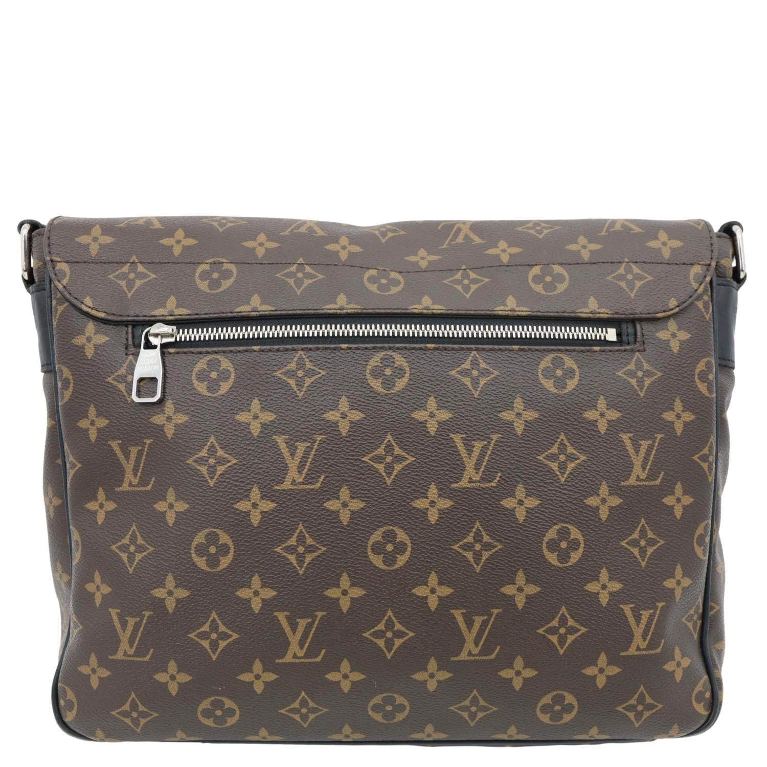 LOUIS VUITTON Christopher Monogram Macassar Messenger Bag Black
