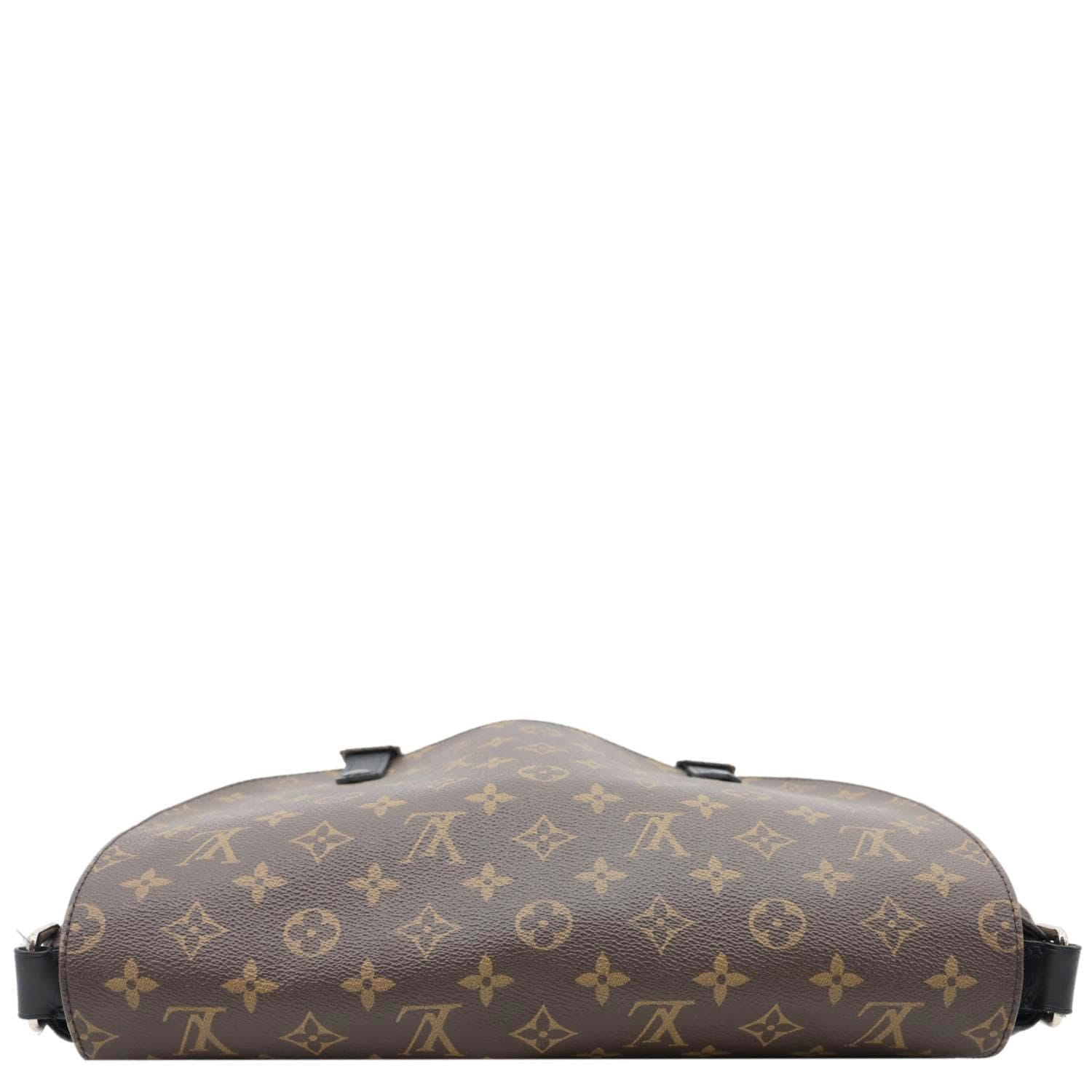 LOUIS VUITTON Christopher Monogram Macassar Messenger Bag Black