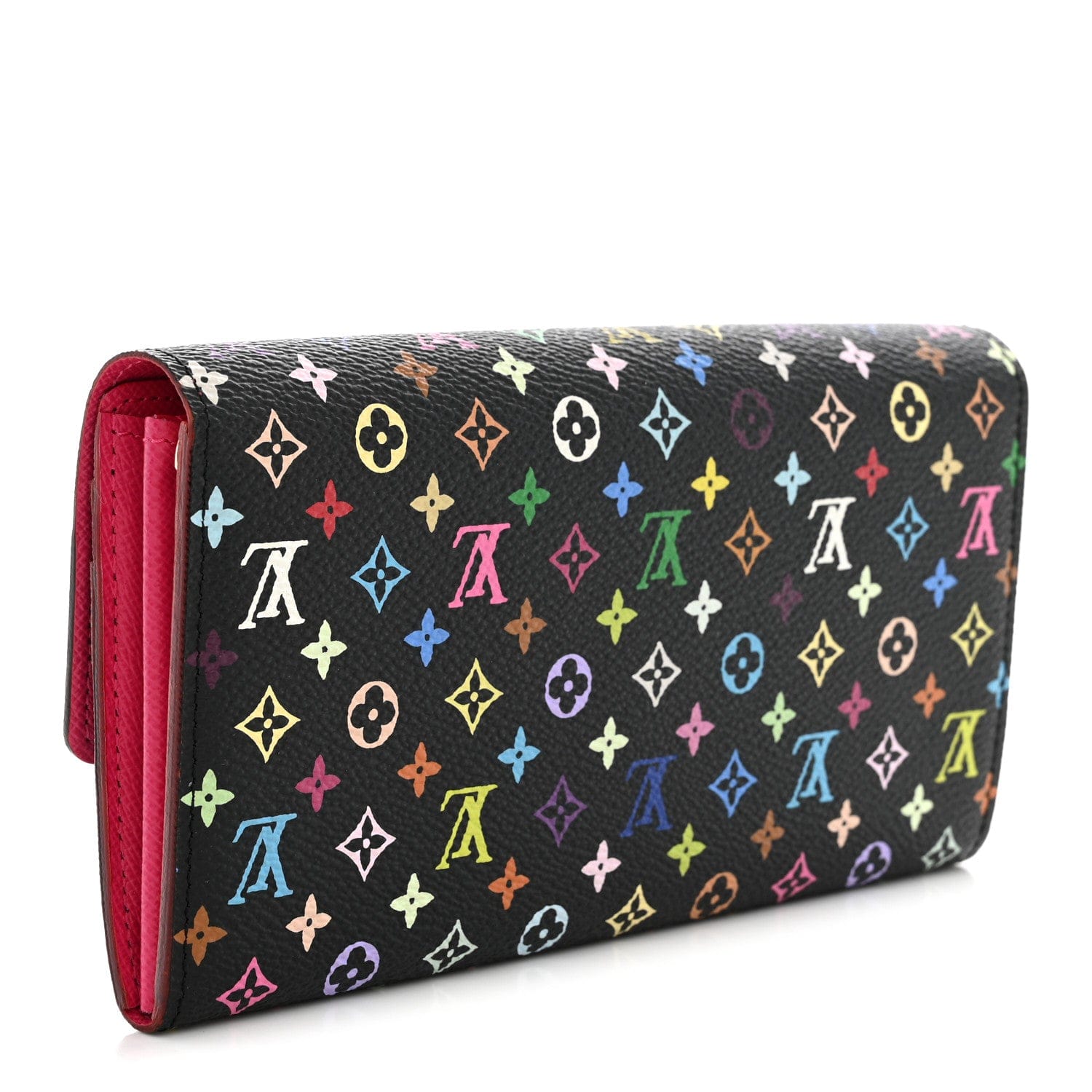 Louis Vuitton Monogram Multicolor Sarah Wallet Black Grenade