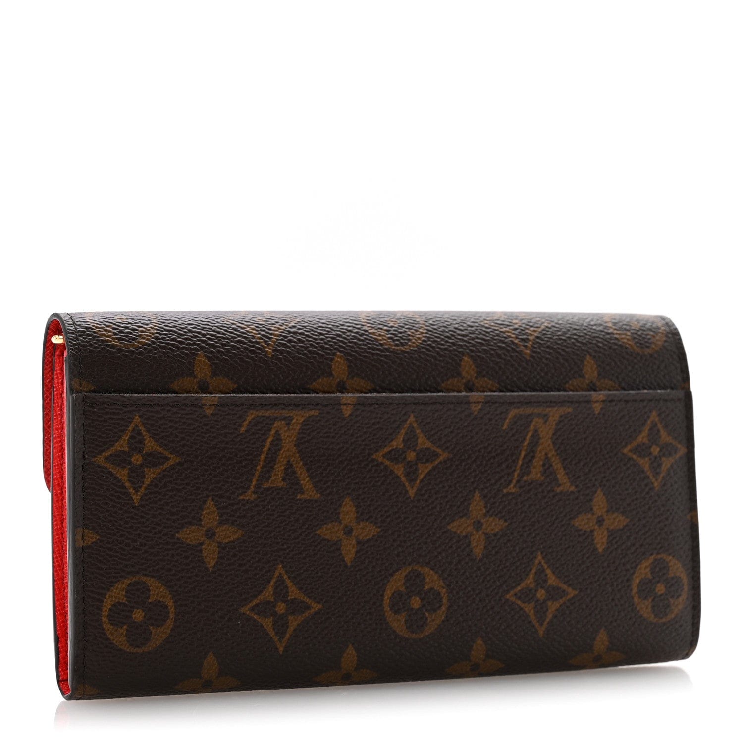 Louis Vuitton Monogram Sarah Wallet NM Coquelicot Coquelicot