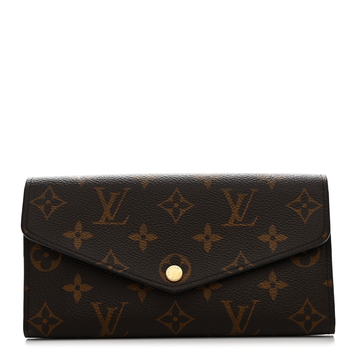 Louis Vuitton Monogram Sarah Wallet NM Coquelicot