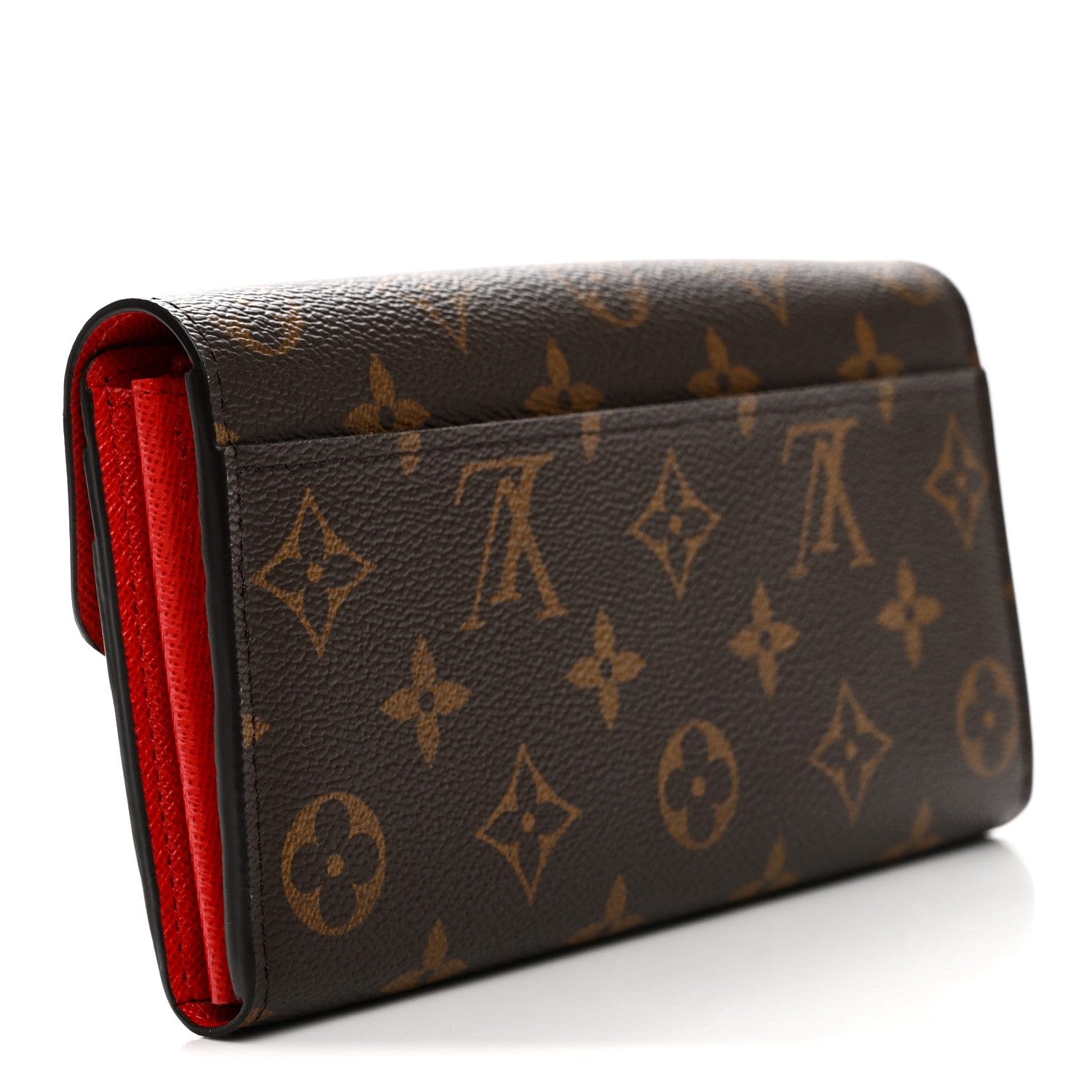 Louis Vuitton Monogram Sarah Wallet NM Coquelicot