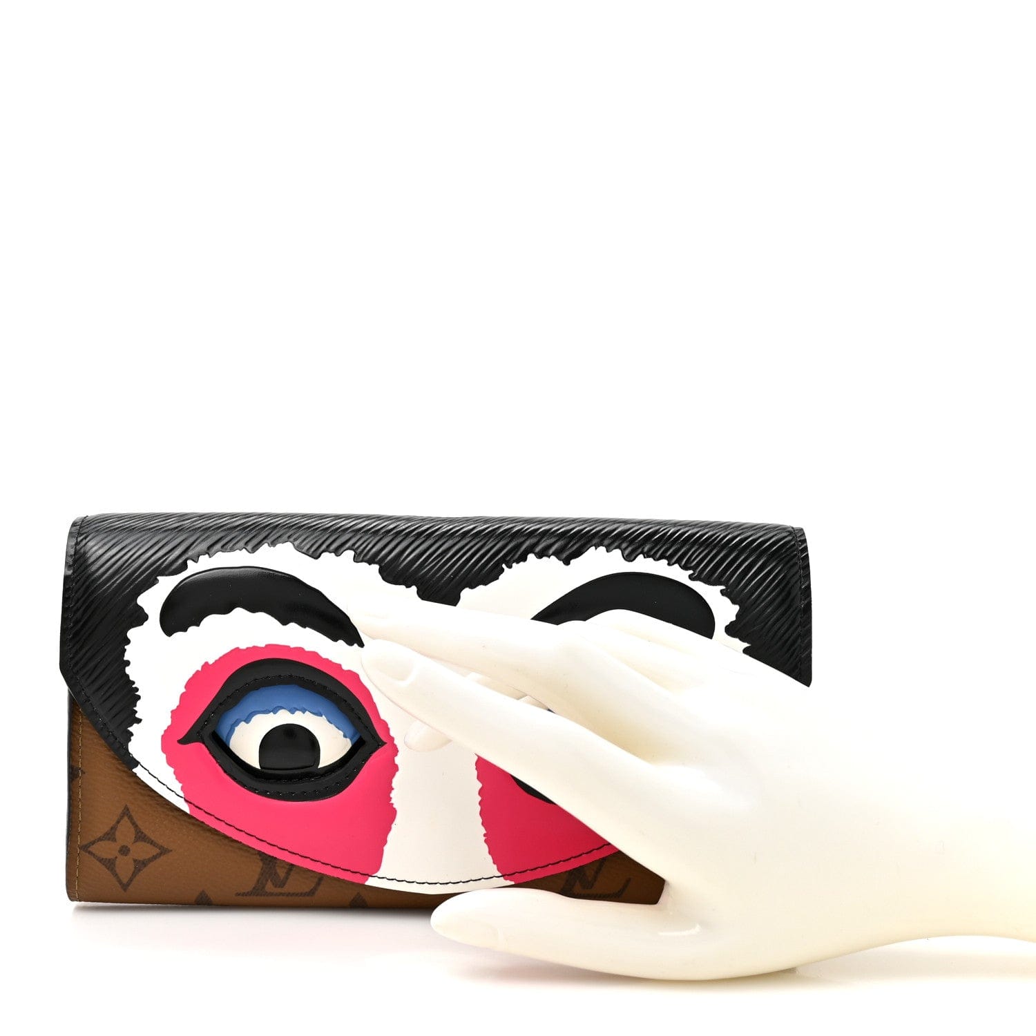 Louis Vuitton Reverse Monogram Kabuki Sarah Wallet