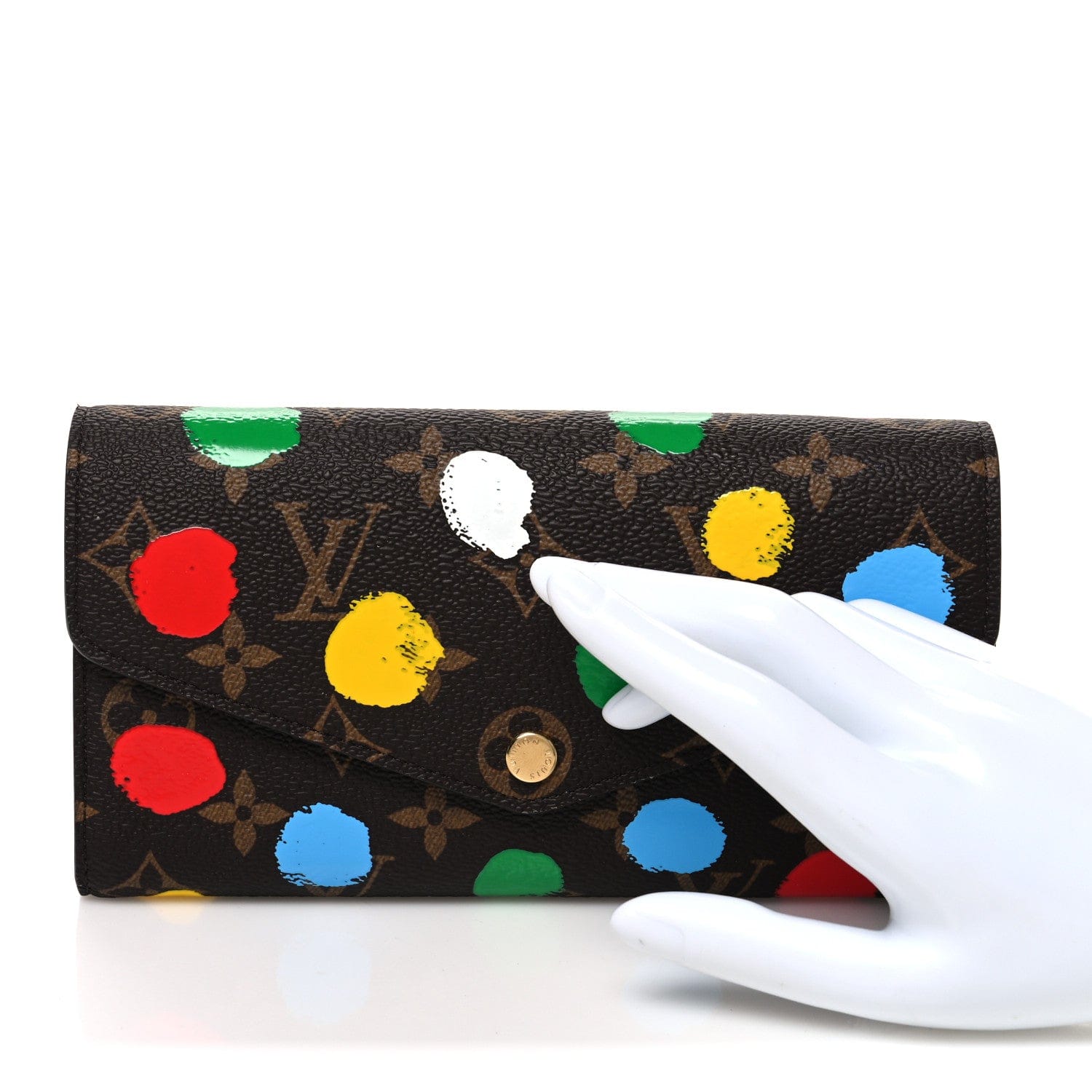 Louis Vuitton X YK Monogram Sarah Wallet