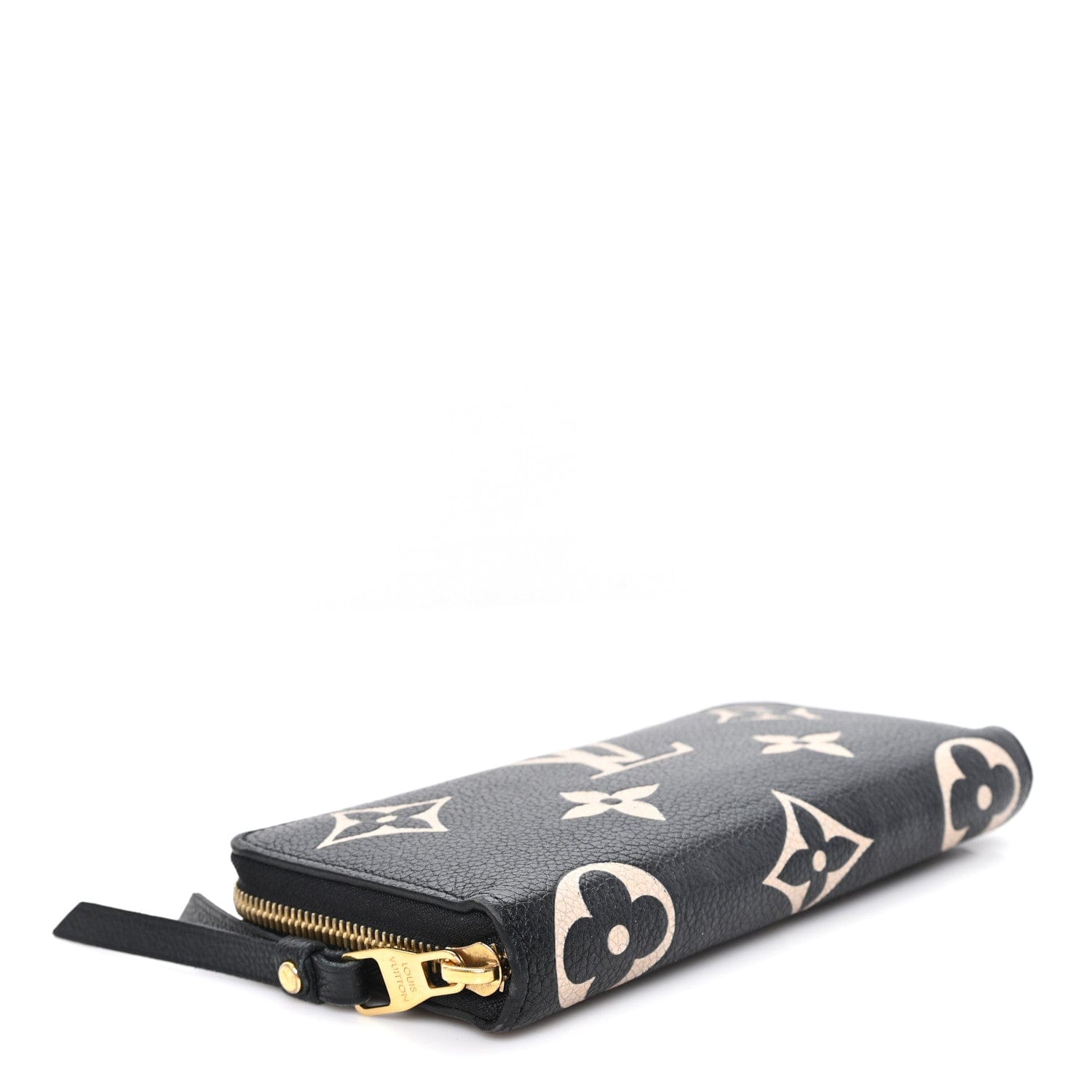 Louis Vuitton Empreinte Monogram Giant Zippy Wallet Black Beige