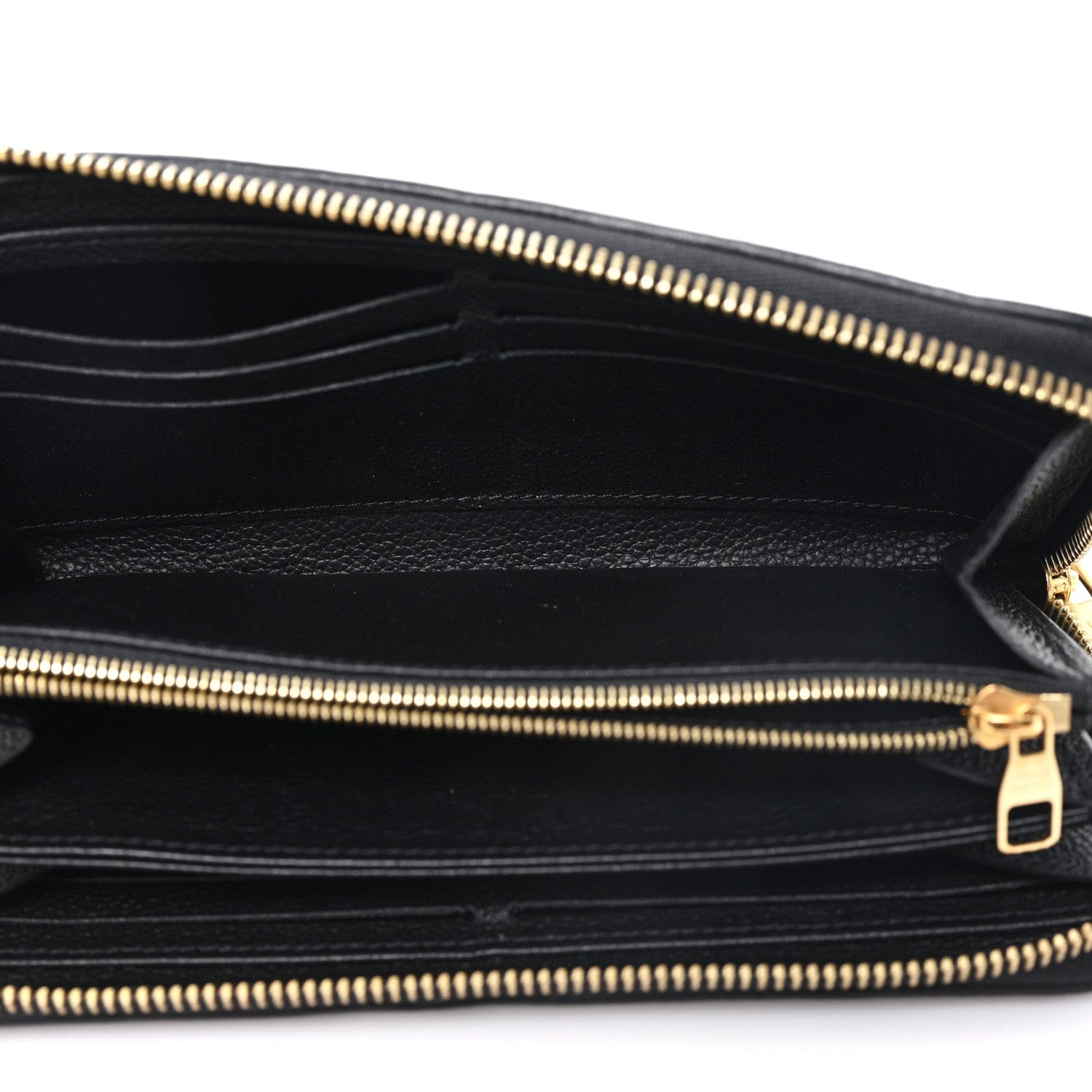 Louis Vuitton Empreinte Monogram Giant Zippy Wallet Black Beige