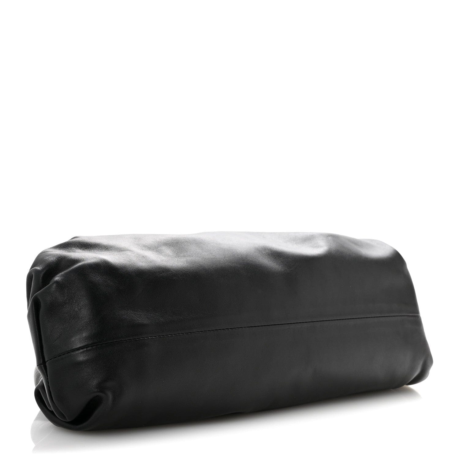 Bottega Veneta Smooth Butter Calf The Pouch Oversized Clutch Black