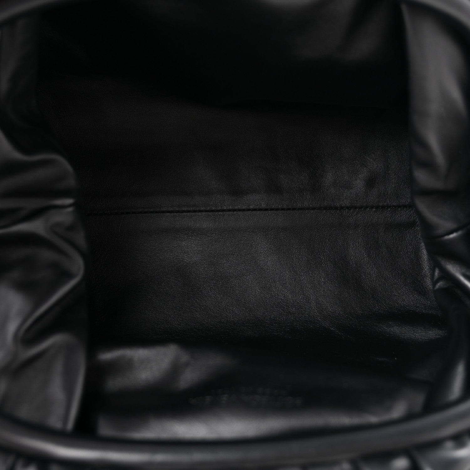 Bottega Veneta Smooth Butter Calf The Pouch Oversized Clutch Black