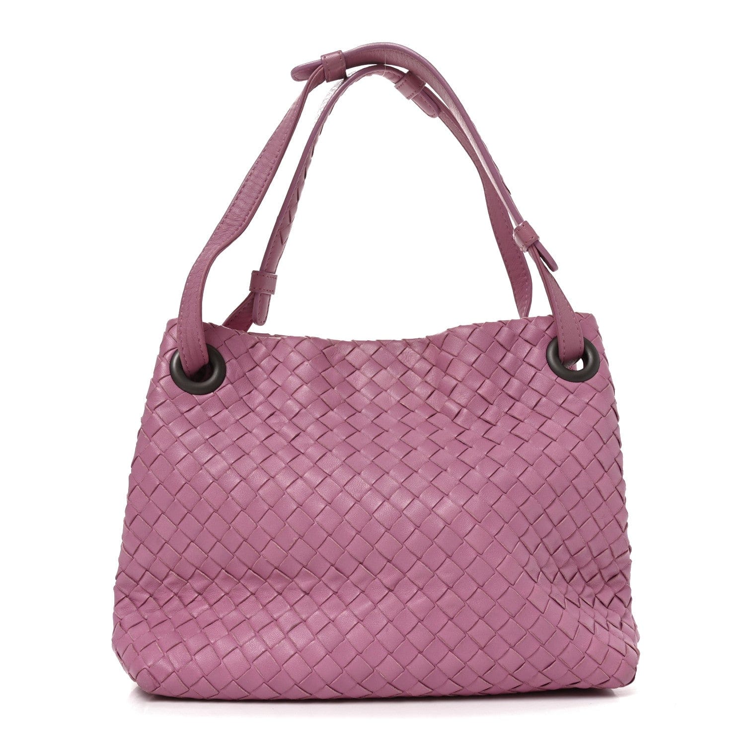 Bottega Veneta Nappa Intrecciato Small Garda Bag Pink