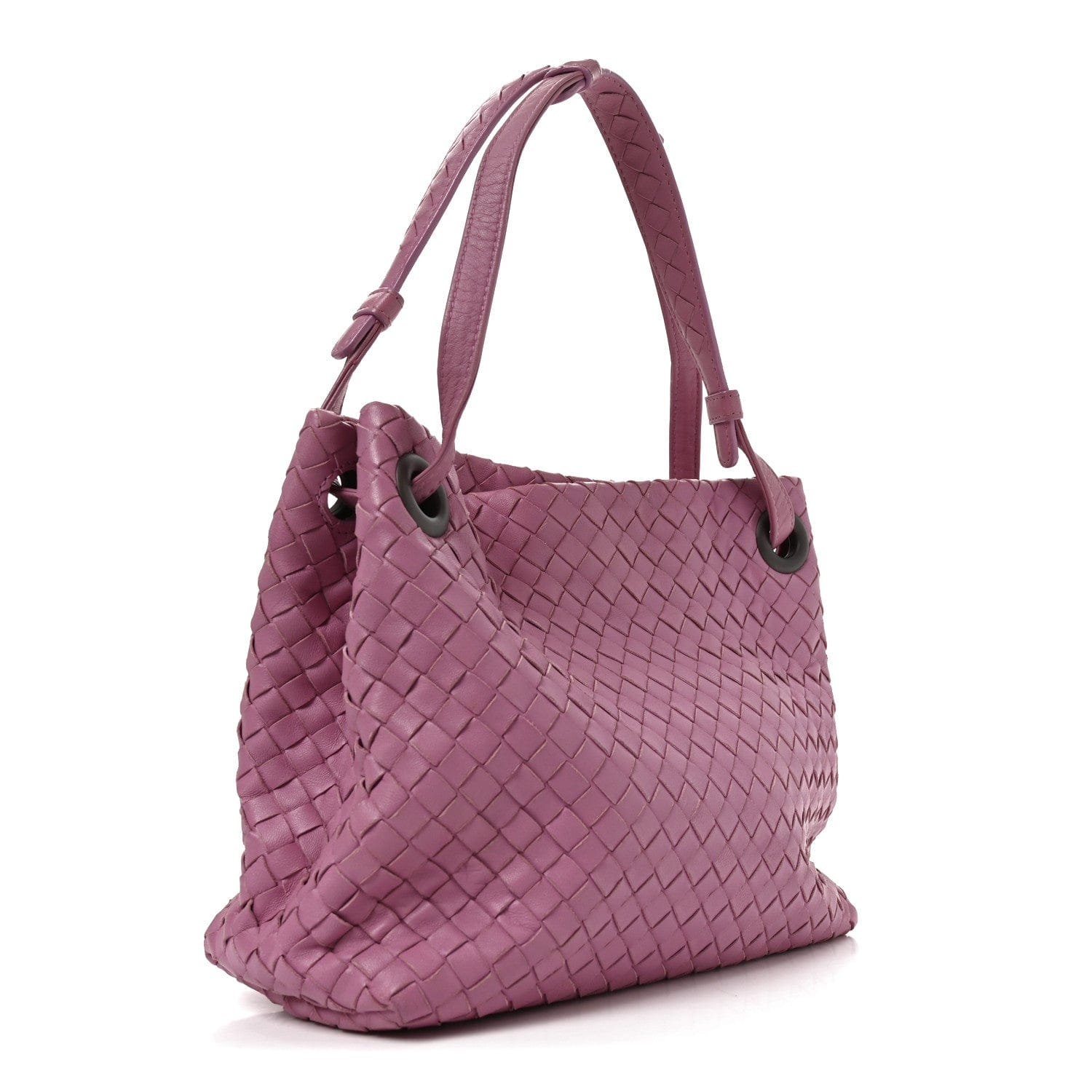 Bottega Veneta Nappa Intrecciato Small Garda Bag Pink