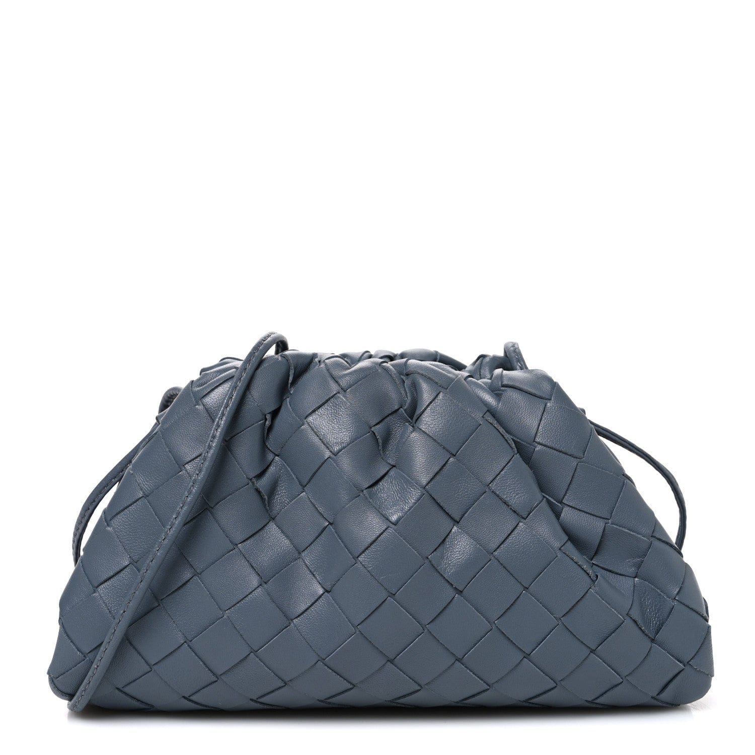 Bottega Veneta Nappa Intrecciato The Mini Pouch Thunder