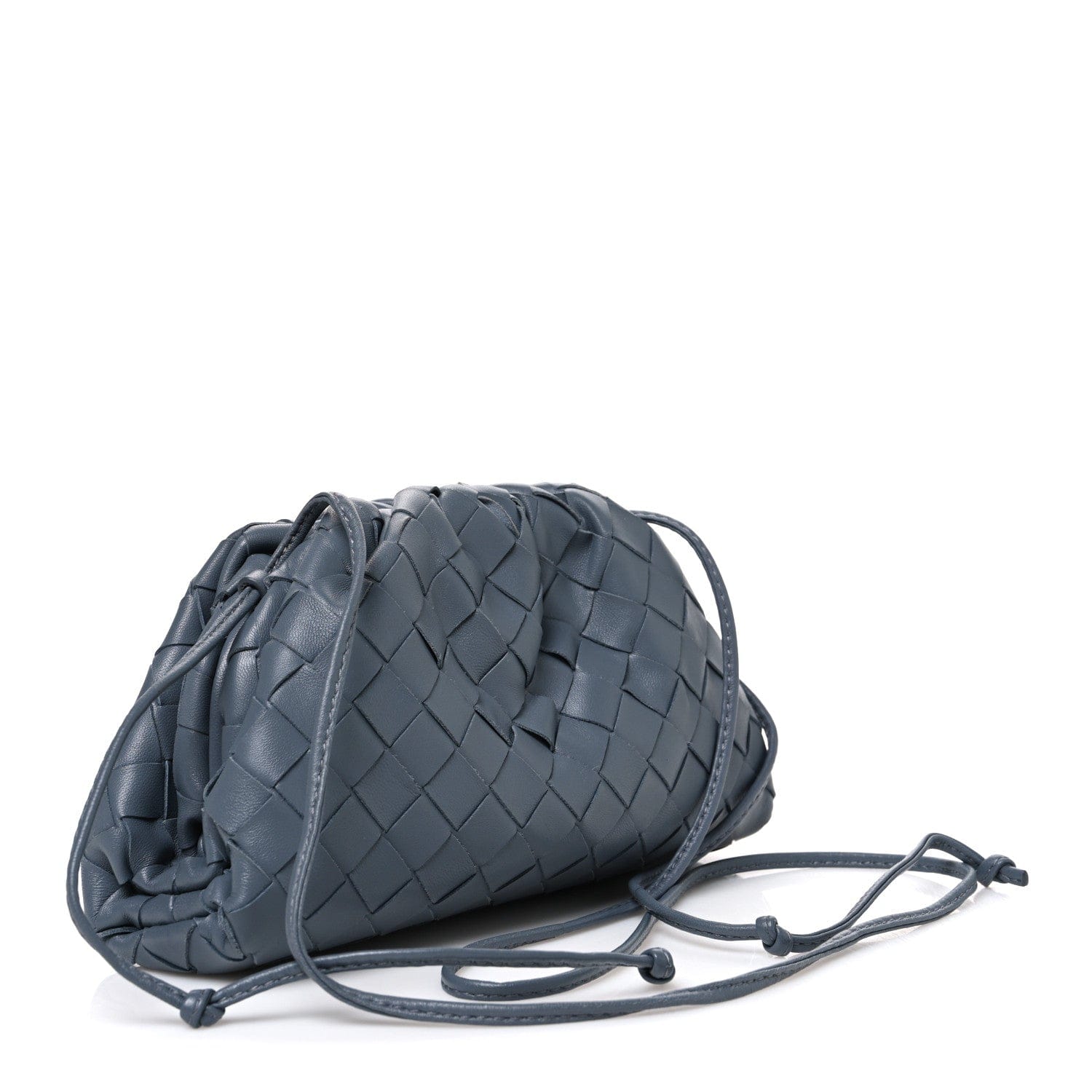 Bottega Veneta Nappa Intrecciato The Mini Pouch Thunder
