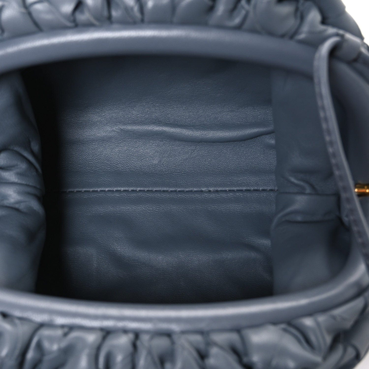 Bottega Veneta Nappa Intrecciato The Mini Pouch Thunder