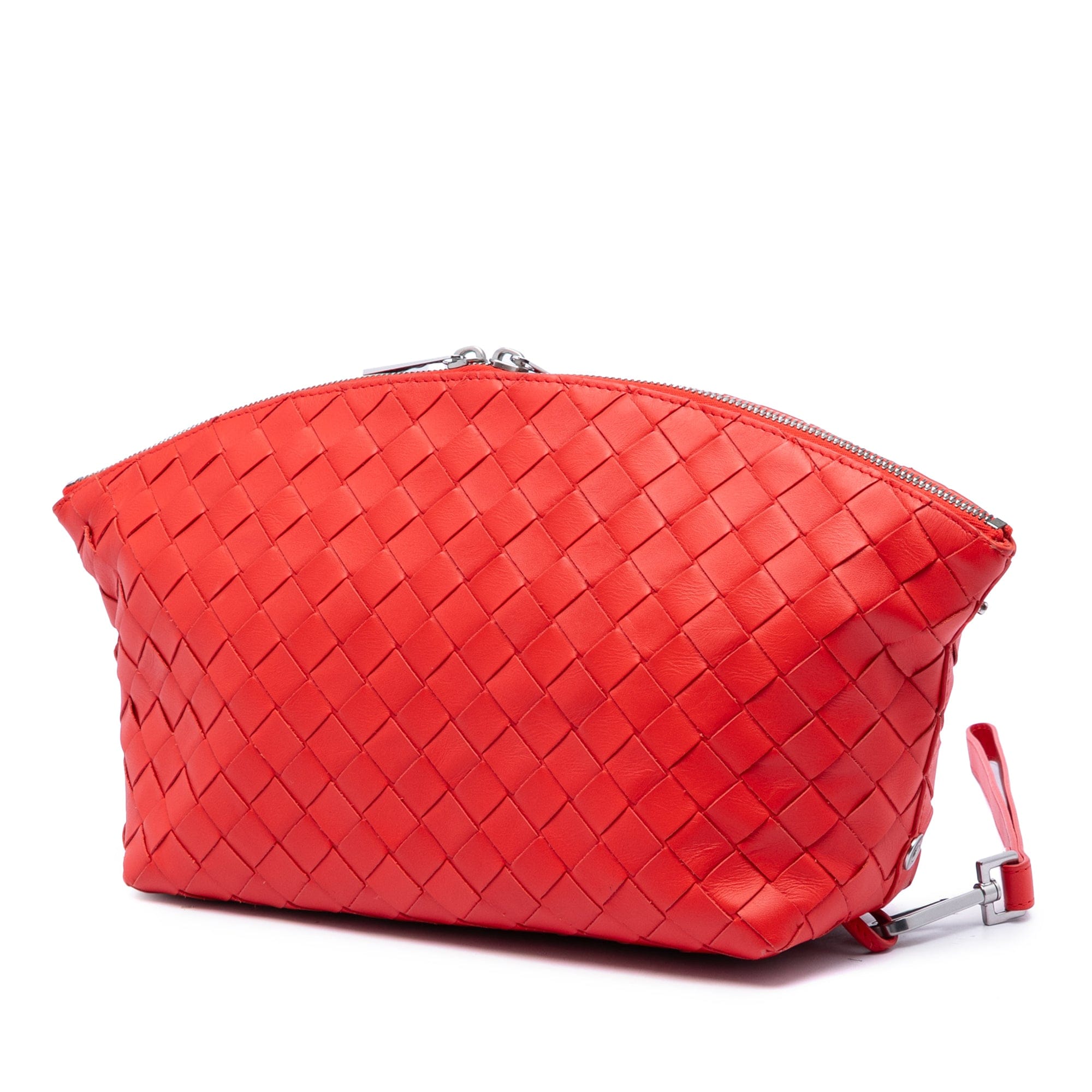 Bottega Veneta Nappa Intrecciato Wristlet Pouch
