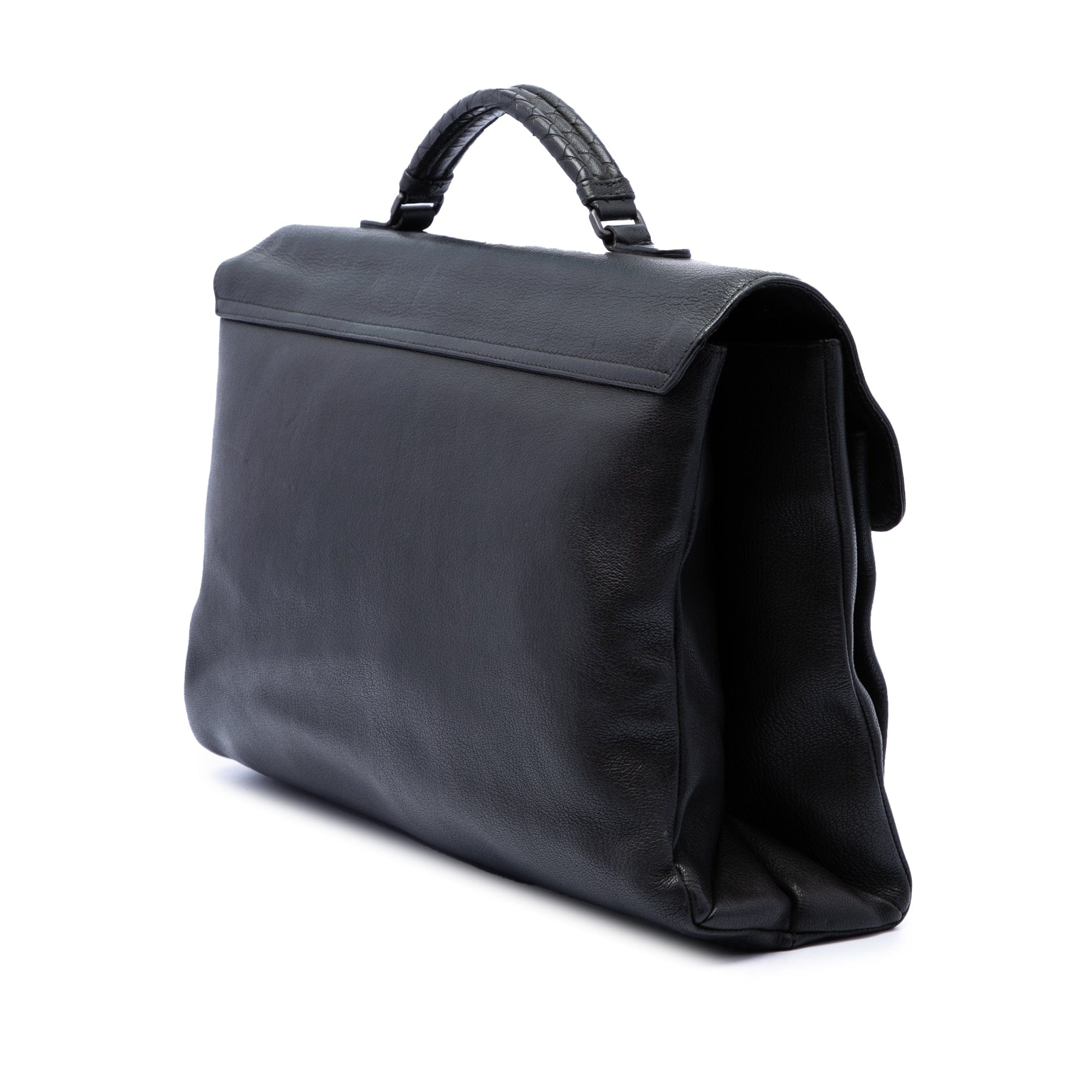 Bottega Veneta Intrecciato Trimmed Nappa Business Bag