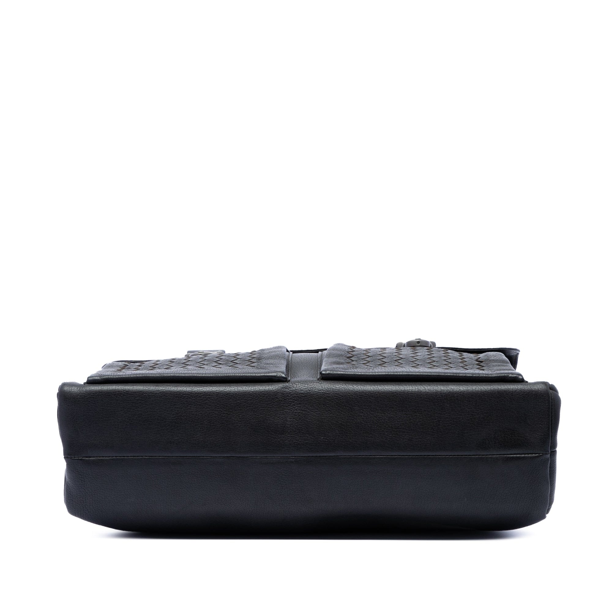 Bottega Veneta Intrecciato Trimmed Nappa Business Bag