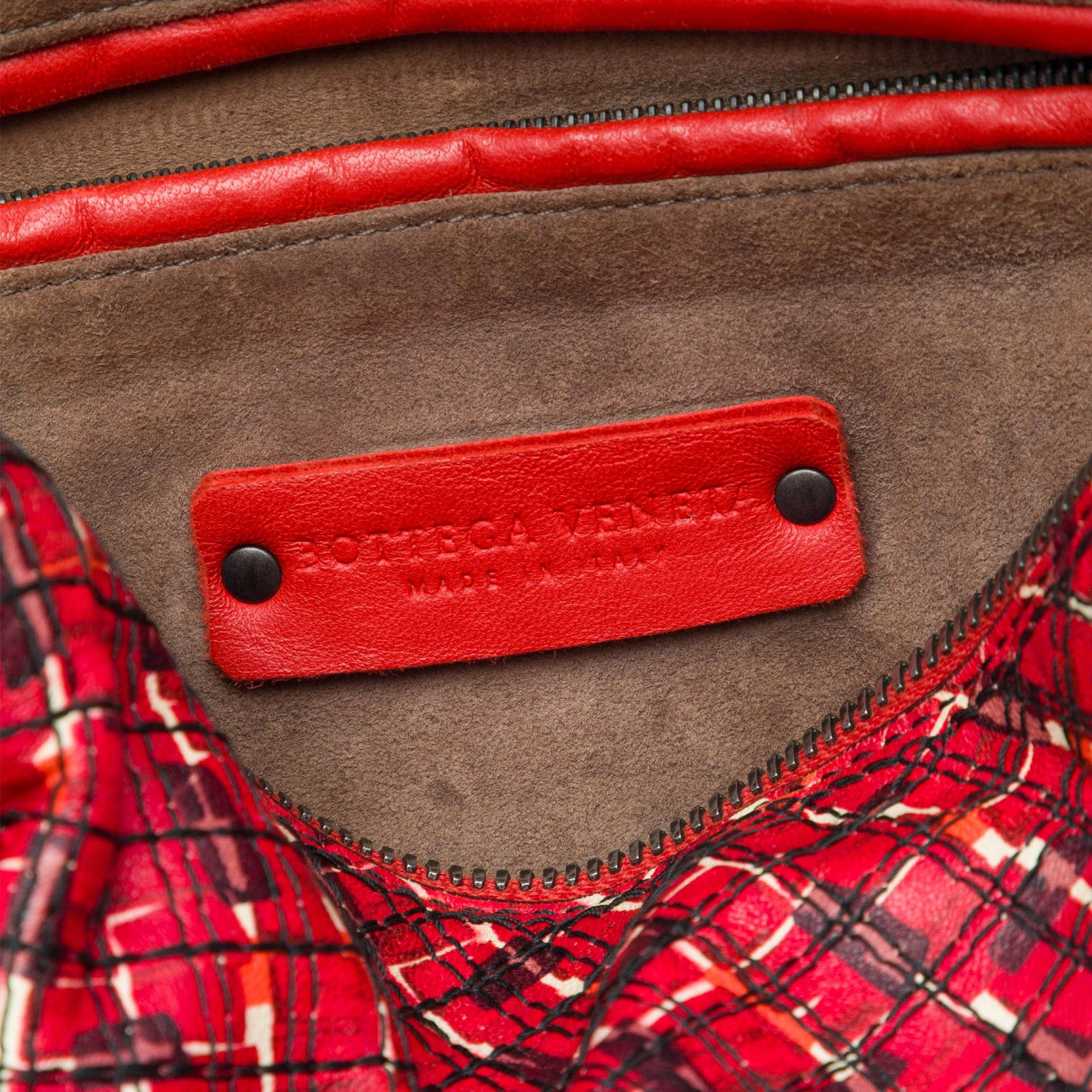 Bottega Veneta Printed Leather Camera Bag