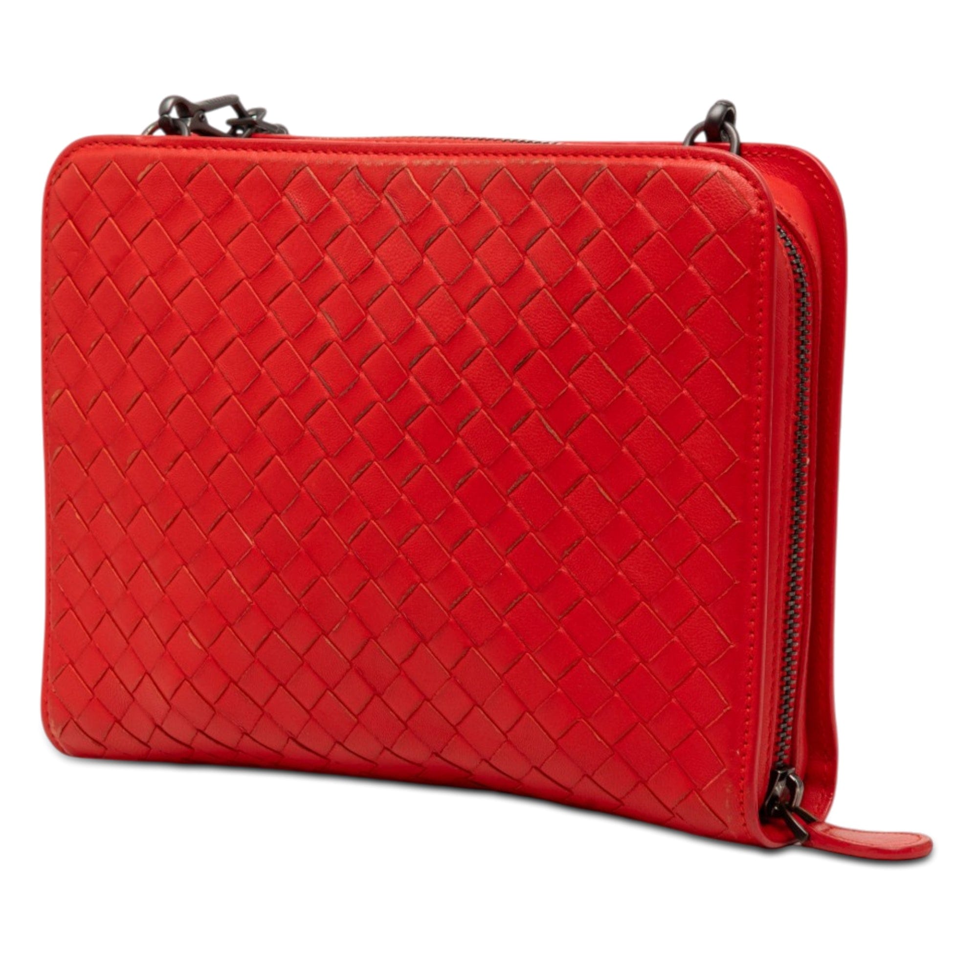 Bottega Veneta Nappa Intrecciato Wallet on Chain