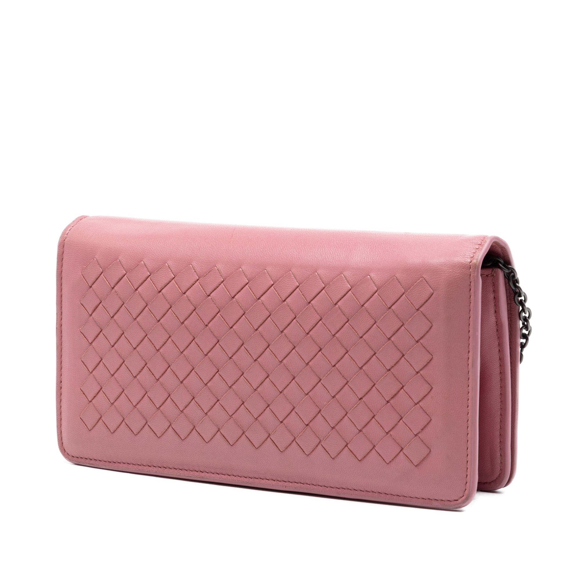 Bottega Veneta Nappa Intrecciato Continental Wallet on Chain