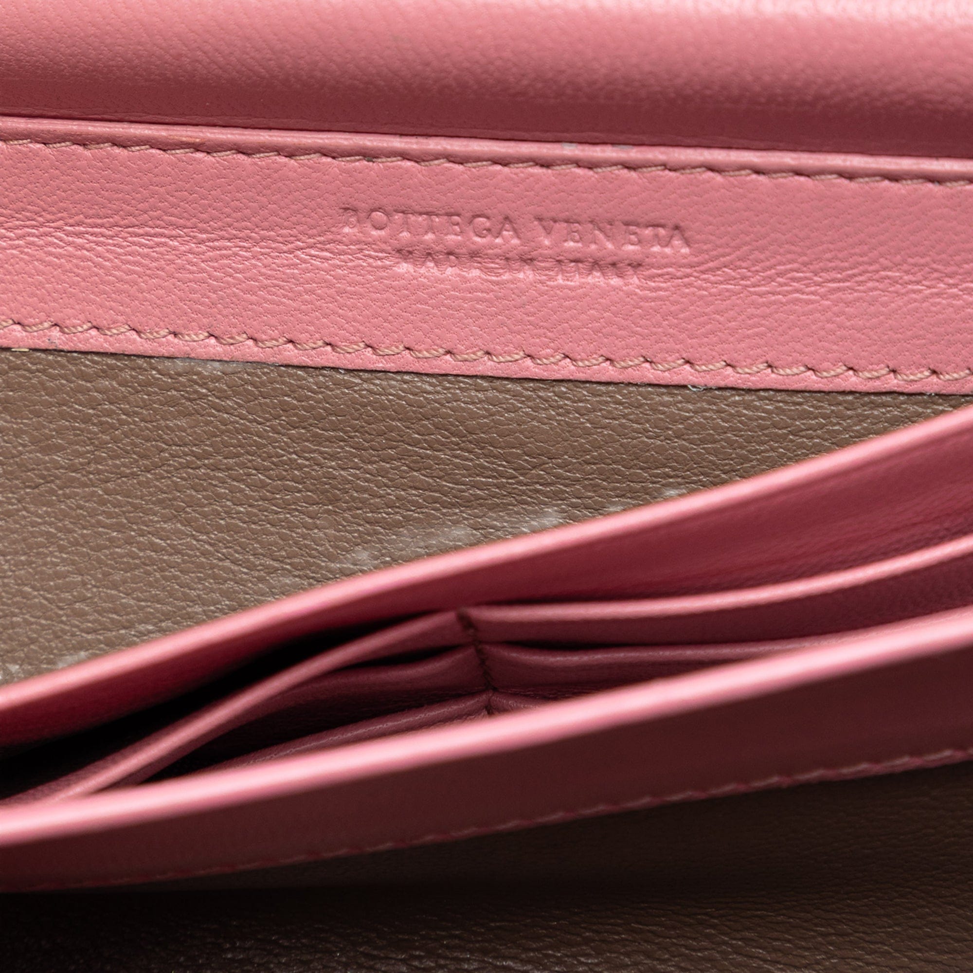 Bottega Veneta Nappa Intrecciato Continental Wallet on Chain