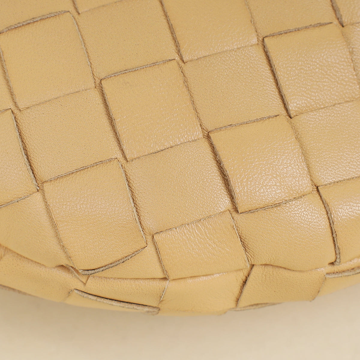 Bottega Veneta Beige Intrecciato Mini Jodie Bag