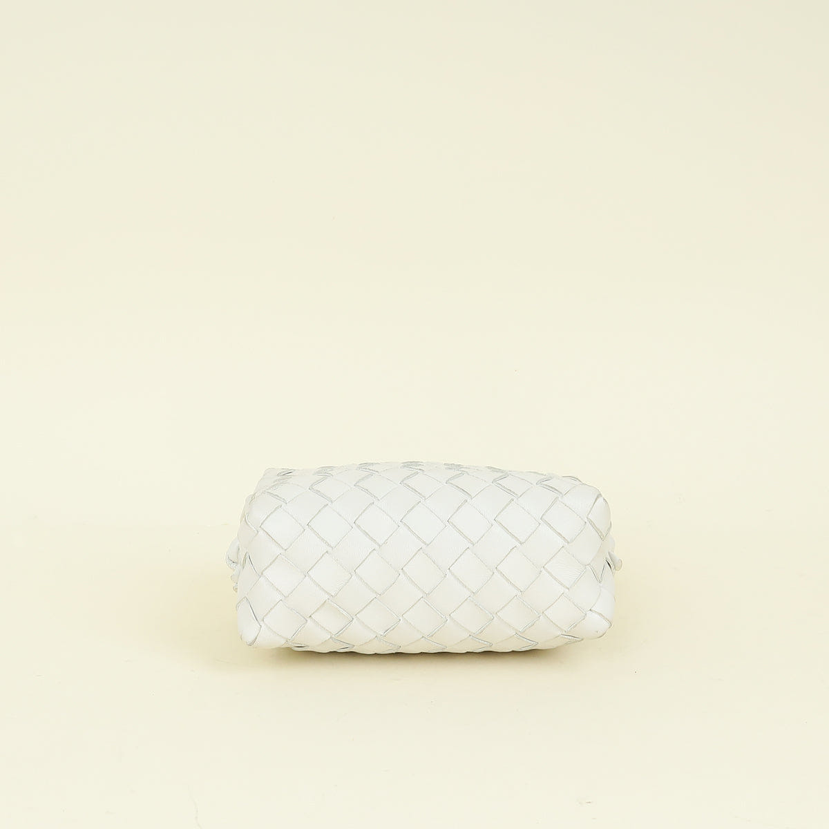 Bottega Veneta White Mini Loop Camera Bag