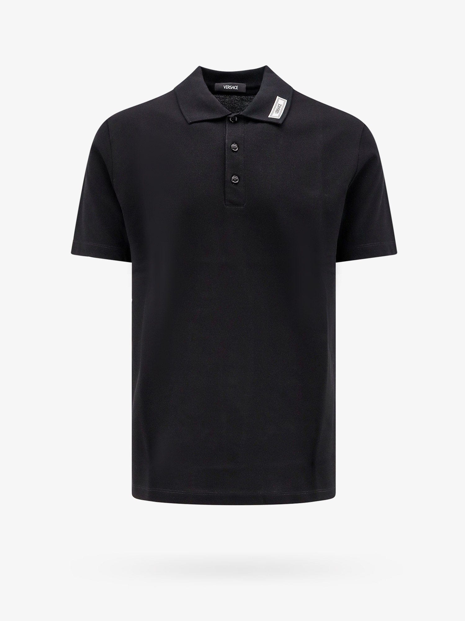 Versace Cotton shirt polo with logoed label