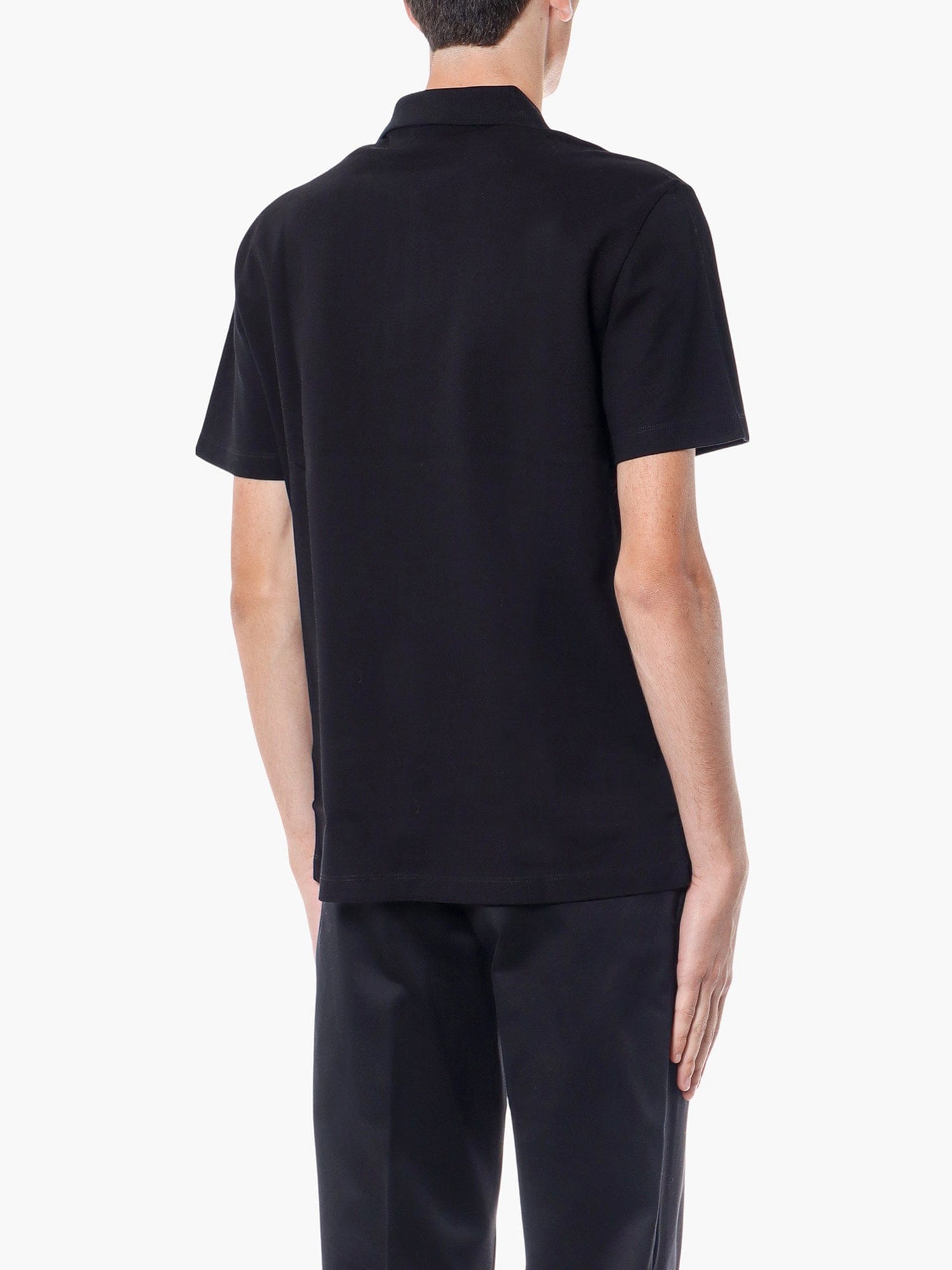 Versace Cotton shirt polo with logoed label