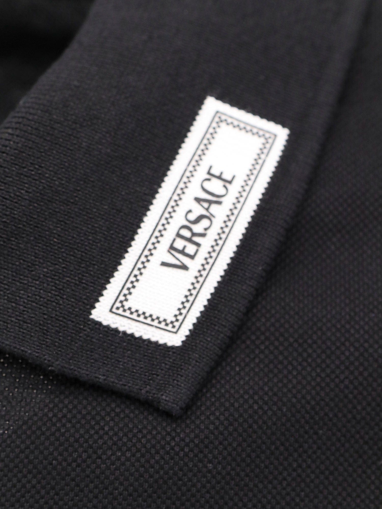 Versace Cotton shirt polo with logoed label