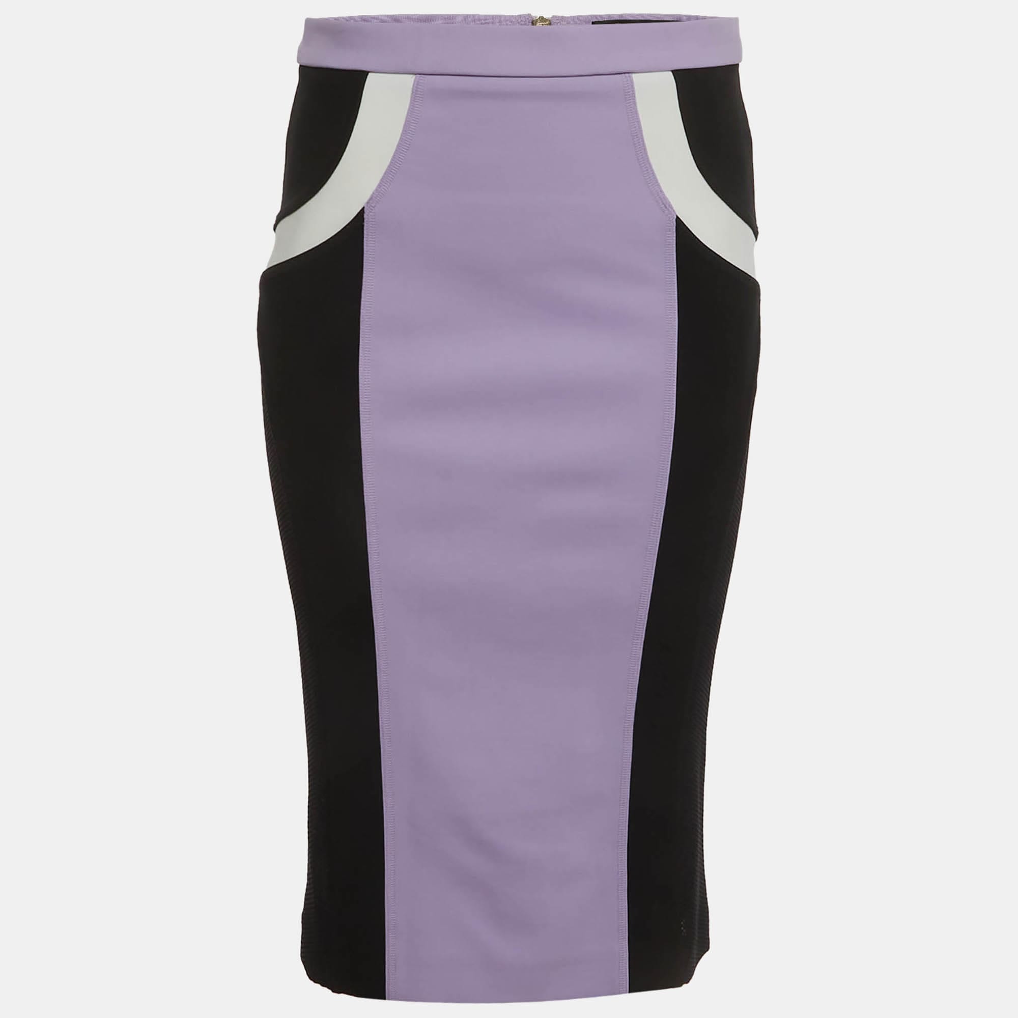 Versace Multicolour Jersey Pencil Skirt