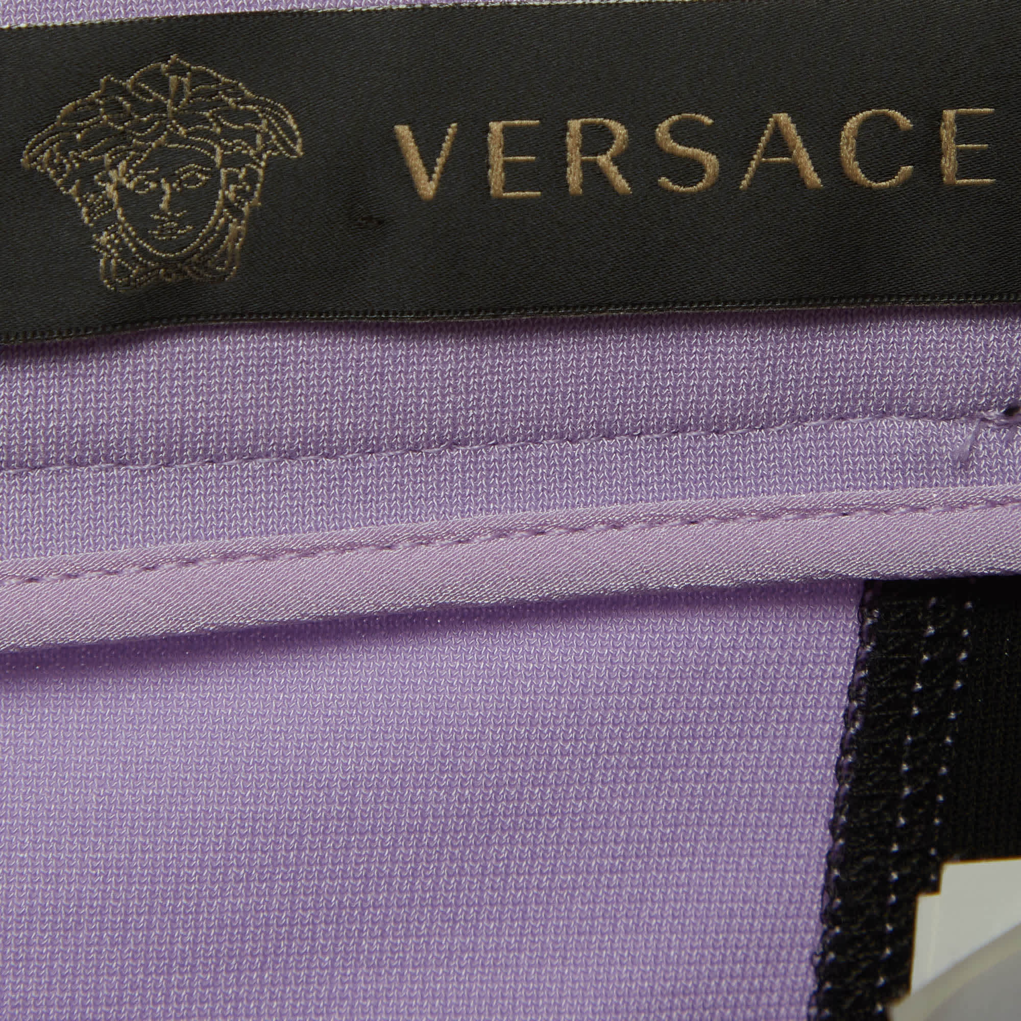 Versace Multicolour Jersey Pencil Skirt