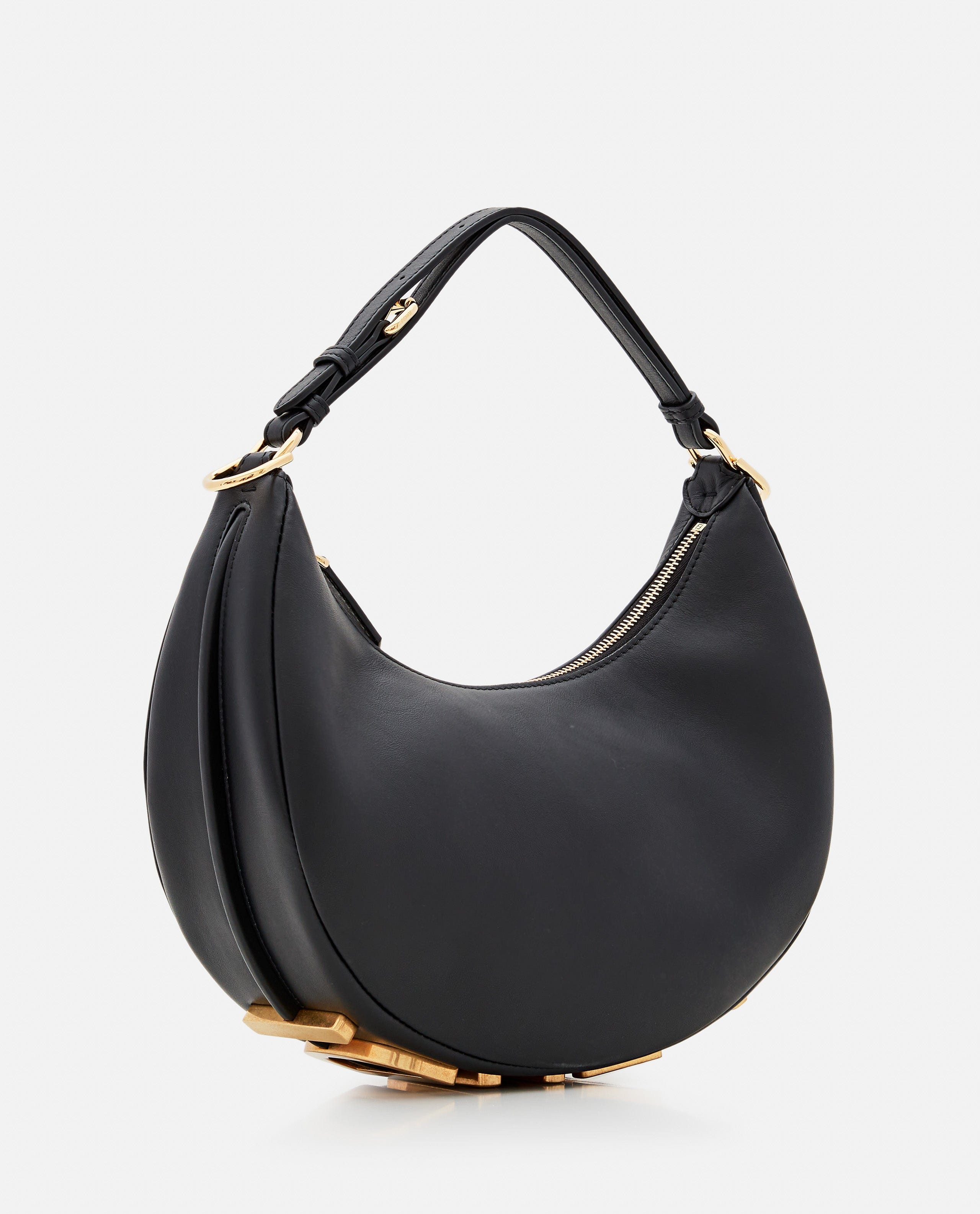 Fendi BORSA A TRACOLLA FENDIGRAPHY IN PELLE PICCOLA