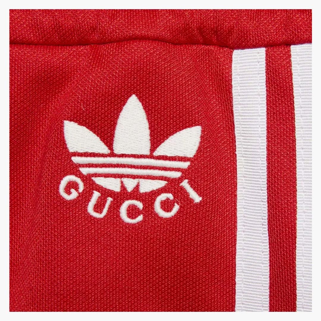 Gucci x Adidas Cotton Jersey Skirt Bright Red