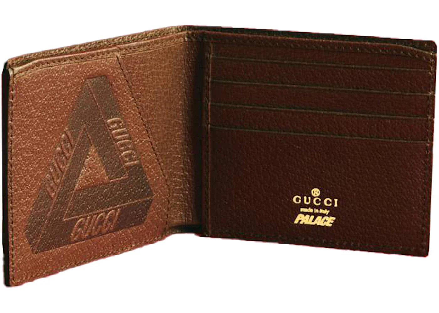 Gucci Palace x Gucci Gg - P Bi - Fold Wallet Beige