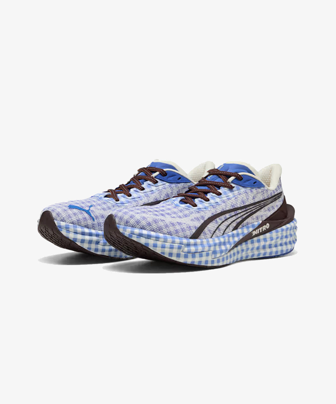 PUMA | DEVIATE NITRO 4 CHECK { ROYAL SAPPHIRE/PUMA WHITE