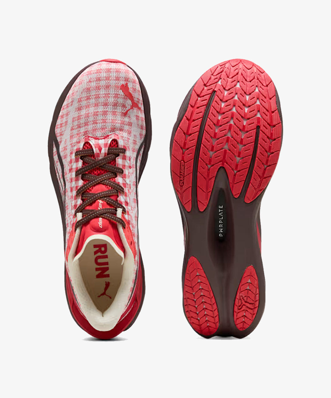 PUMA | DEVIATE NITRO 4 CHECK { FOR ALL TIME PUMA RED/PUMA WHITE