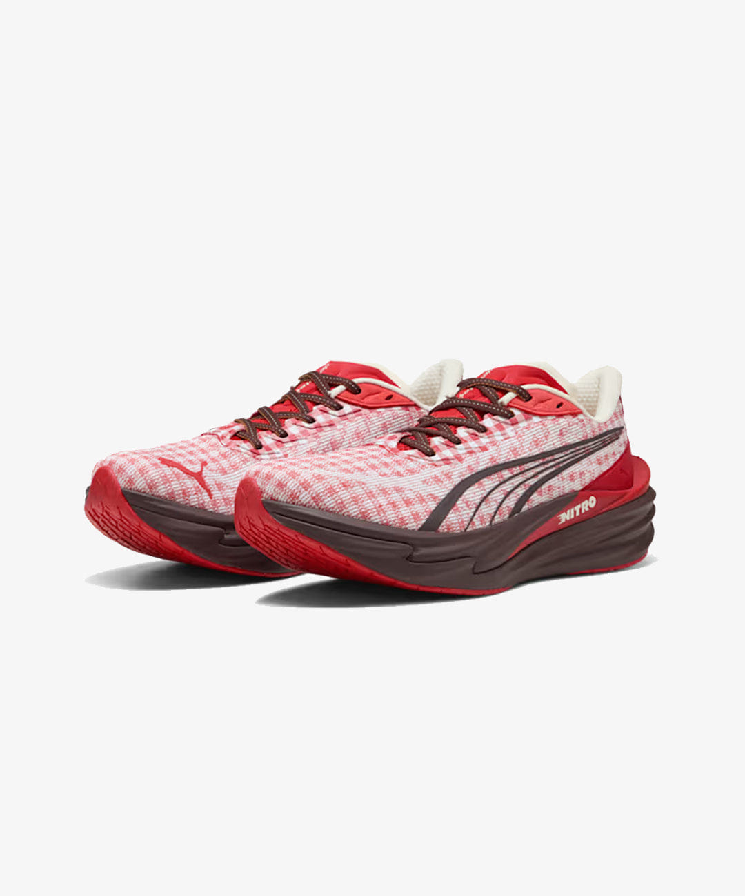 PUMA | DEVIATE NITRO 4 CHECK { FOR ALL TIME PUMA RED/PUMA WHITE