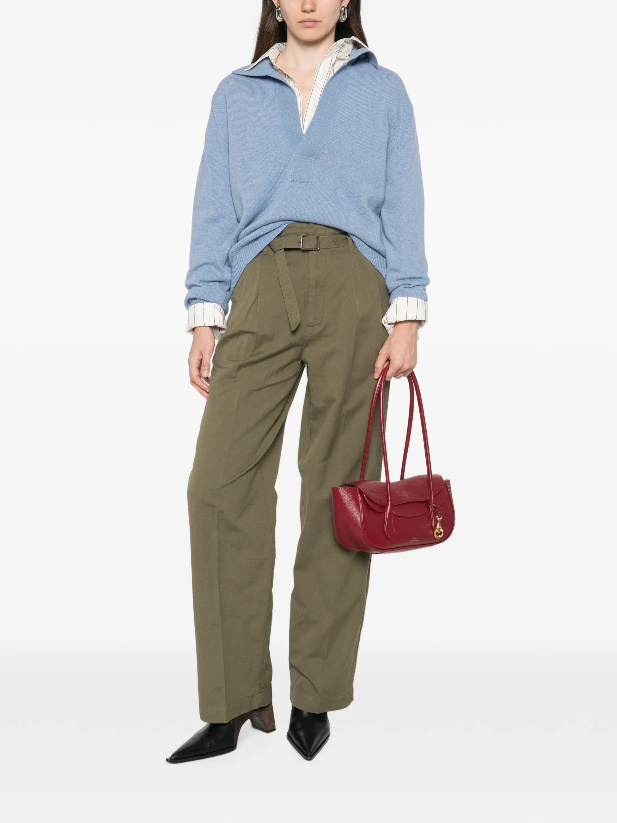 Polo Ralph Lauren belted pleated trousers
