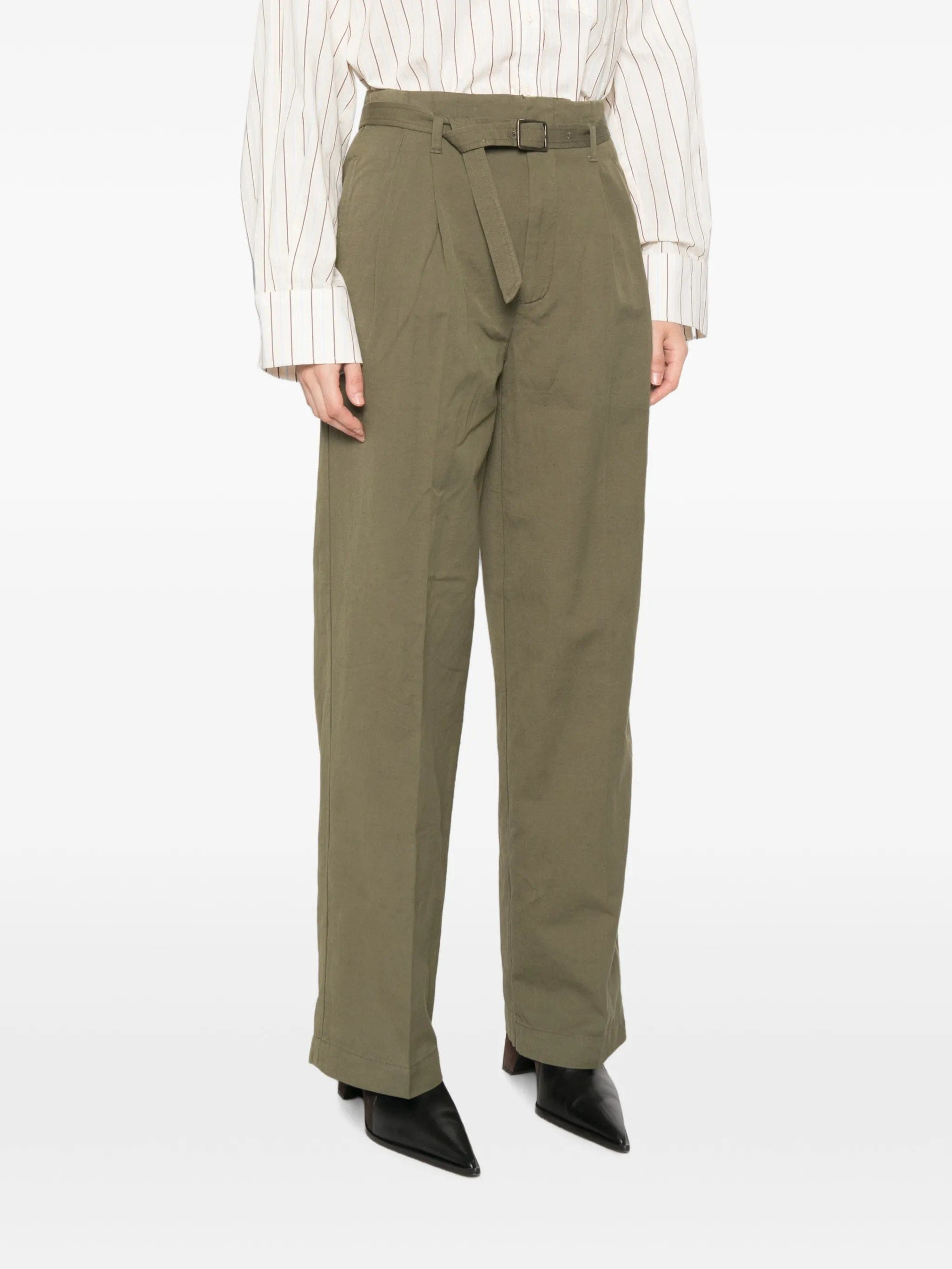 Polo Ralph Lauren belted pleated trousers