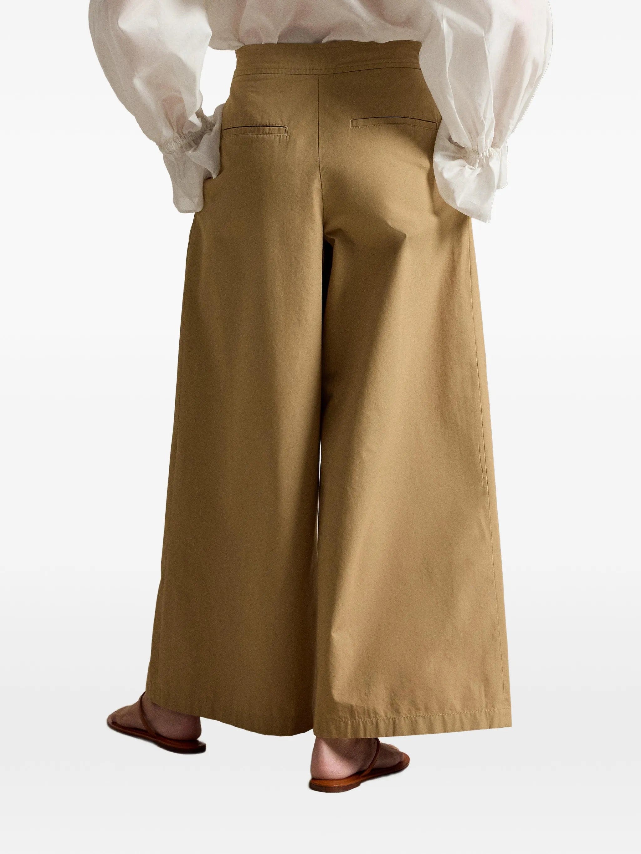 Polo Ralph Lauren pleated wide - leg trousers