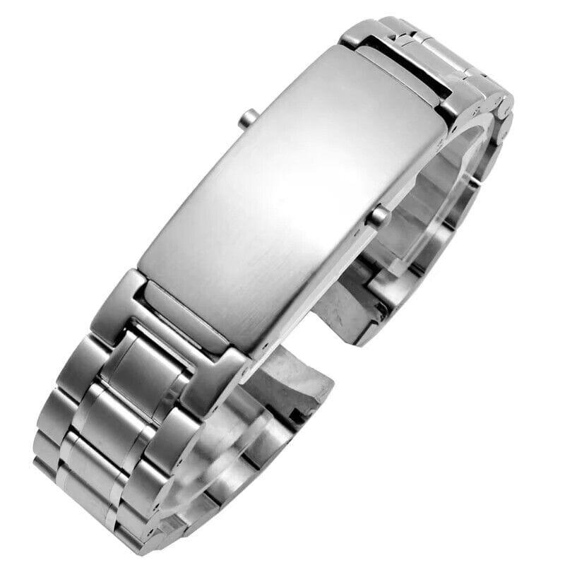 Omega 22 mm Stainless Steel Omega Seamaster Strap Bracelet Silver Watch Band - 5 Beads