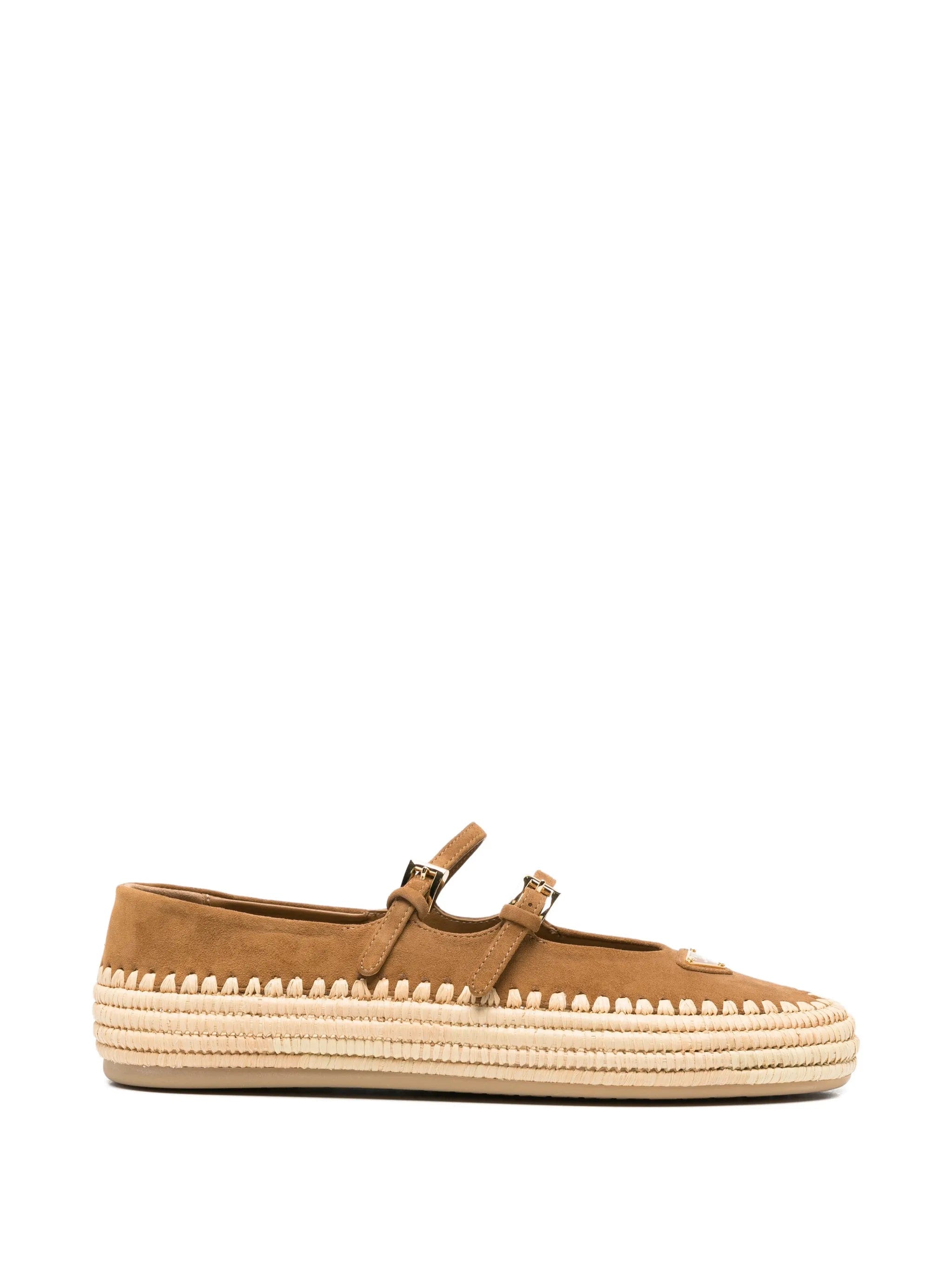Prada logo - detail espadrilles