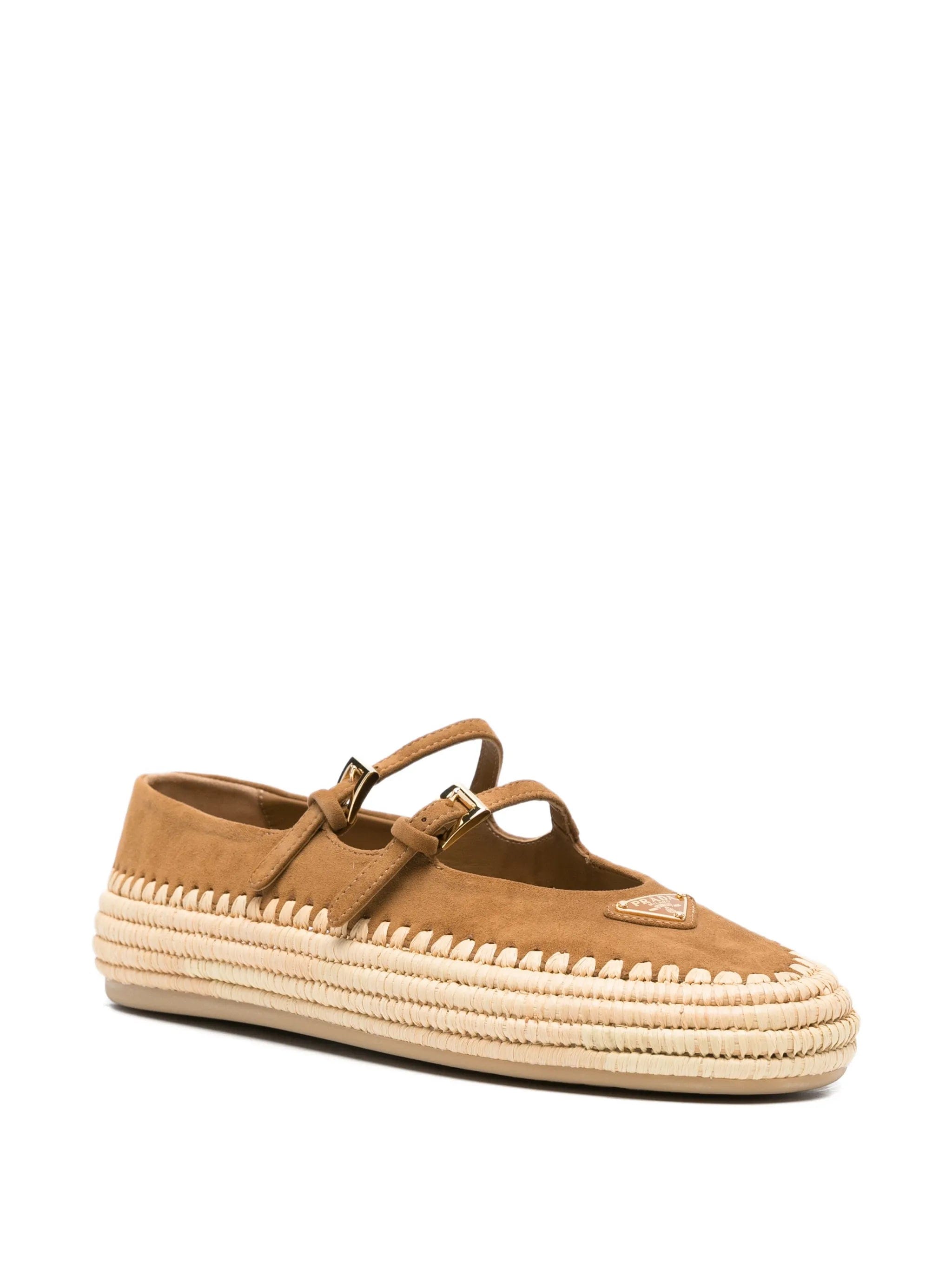 Prada logo - detail espadrilles