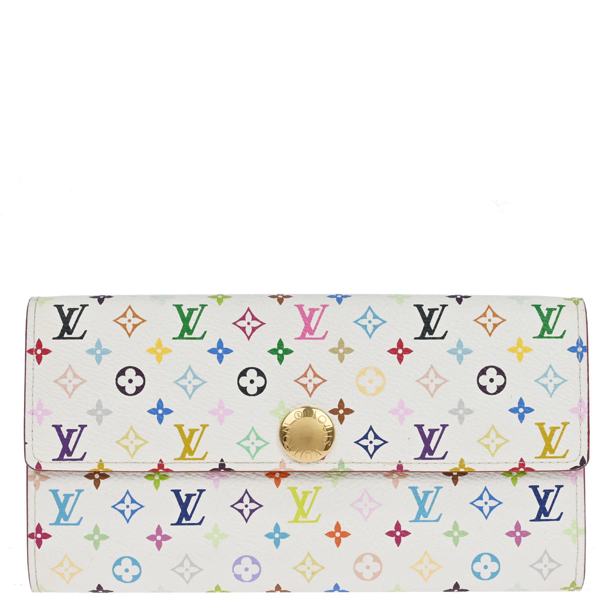 Louis Vuitton 2007 Multicolor Pochette Portemonnaie Credit M60004