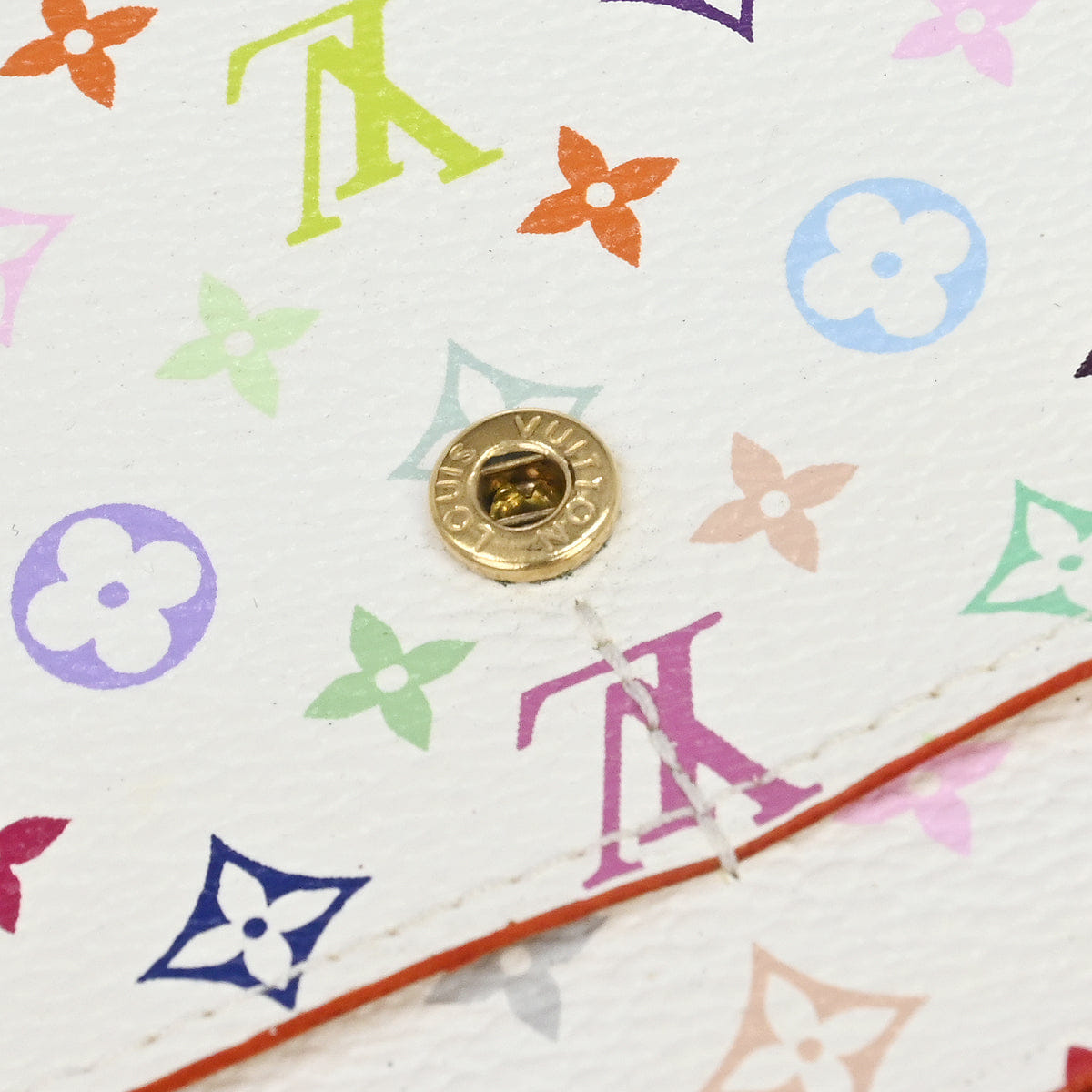 Louis Vuitton 2007 Multicolor Pochette Portemonnaie Credit M60004